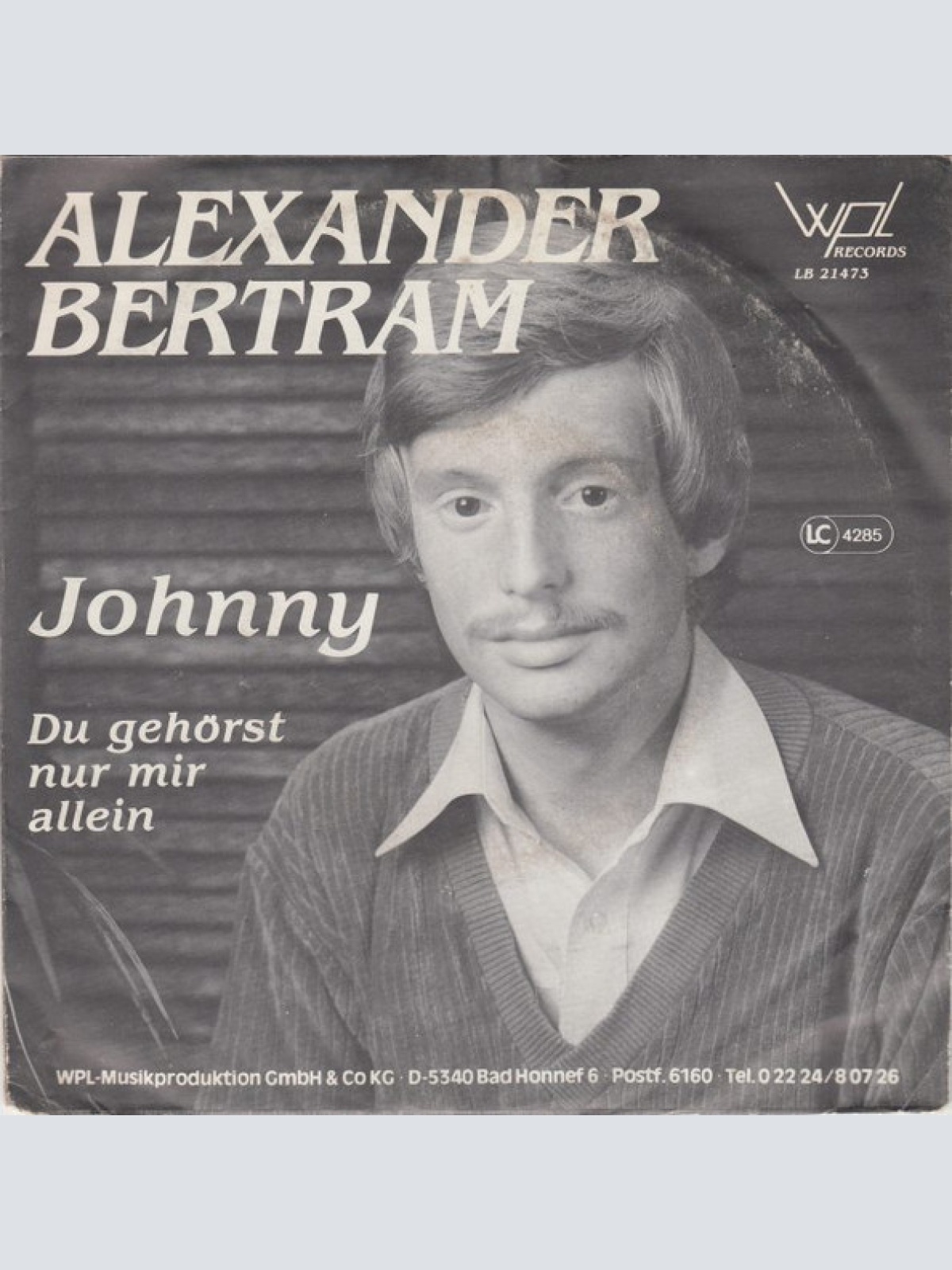 Vinyl / Alexander Bertram - Johnny