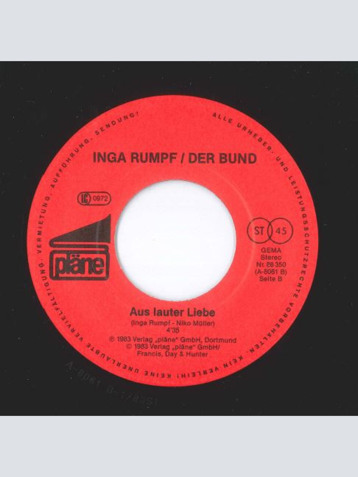 Vinyl / Inga Rumpf / Der Bund - Wilde Ehe