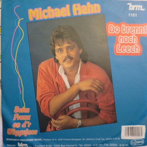 Vinyl / Michael Hahn (11) - Do Brennt Noch Leech / Beim Franz En D'r Wiggejass