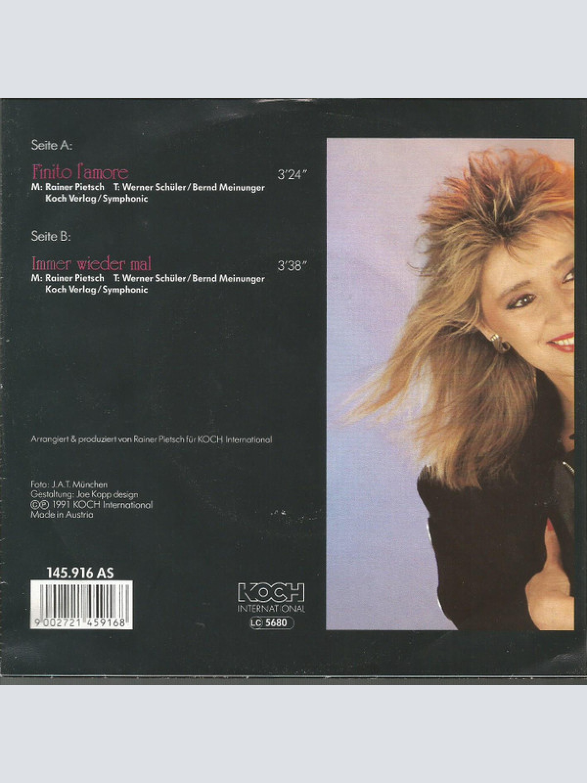 Vinyl / Cindy Berger - Finito L'amore