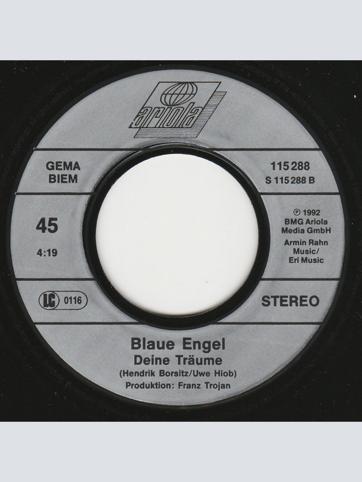 Vinyl / Blaue Engel* - Licht Am Horizont