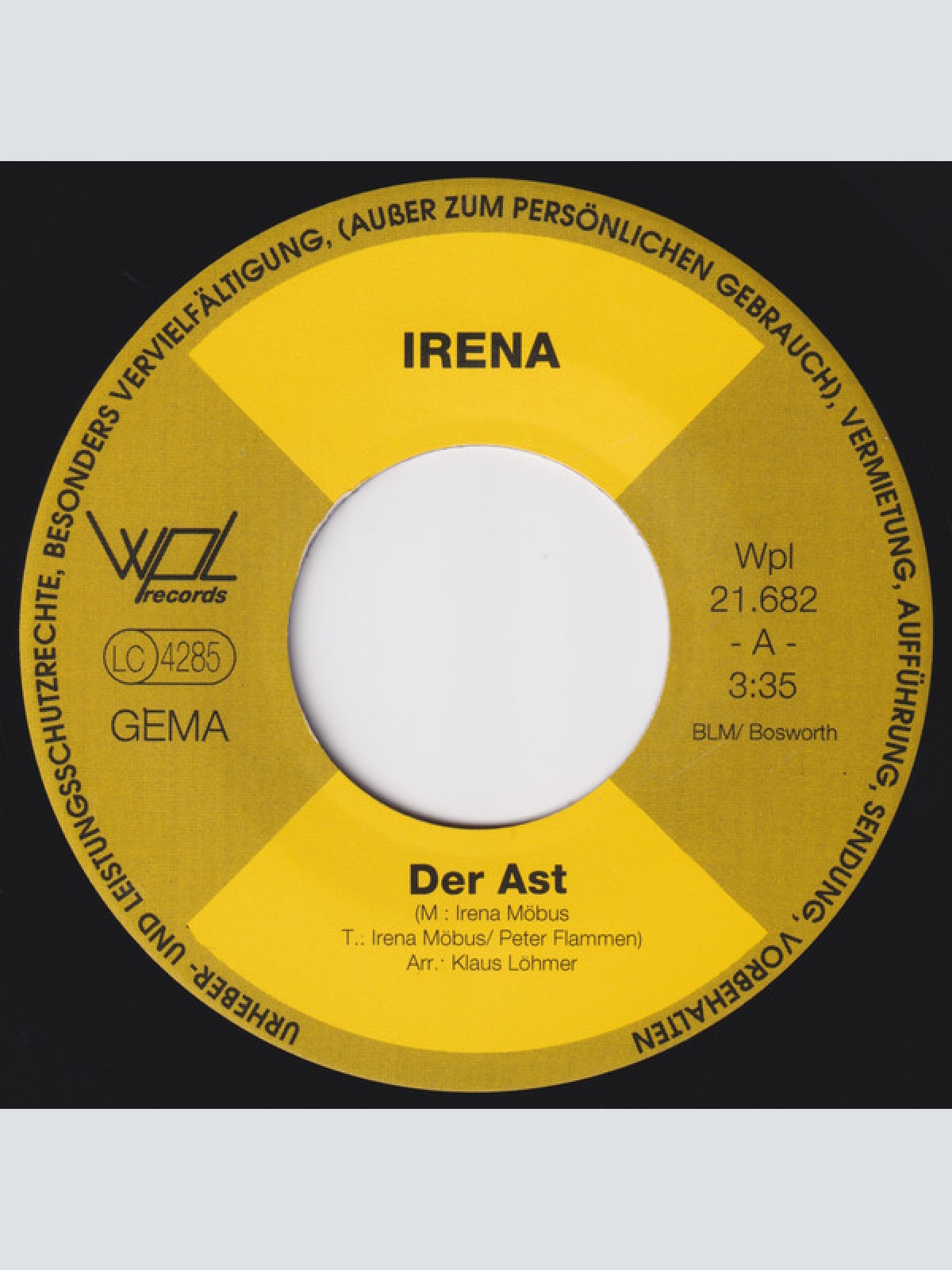 Vinyl / Irena (2)* - Der Ast