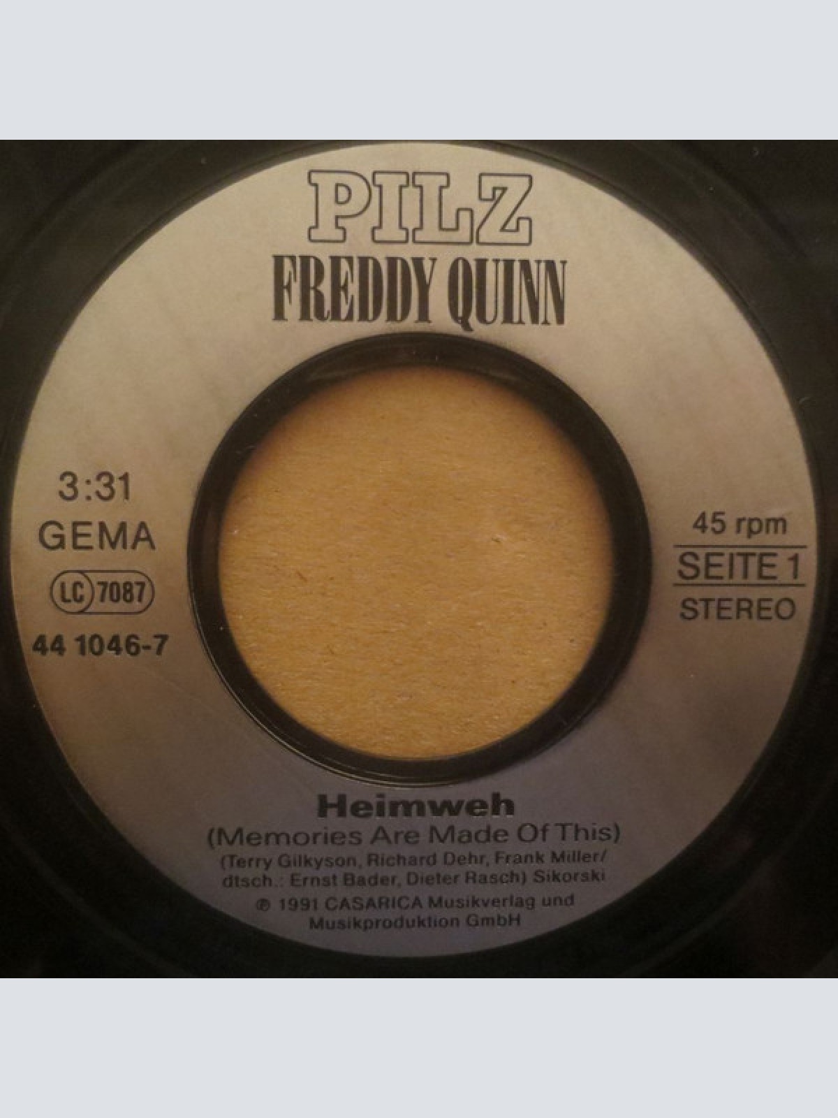 Vinyl / Freddy Quinn - Heimweh / Der Junge Von St. Pauli