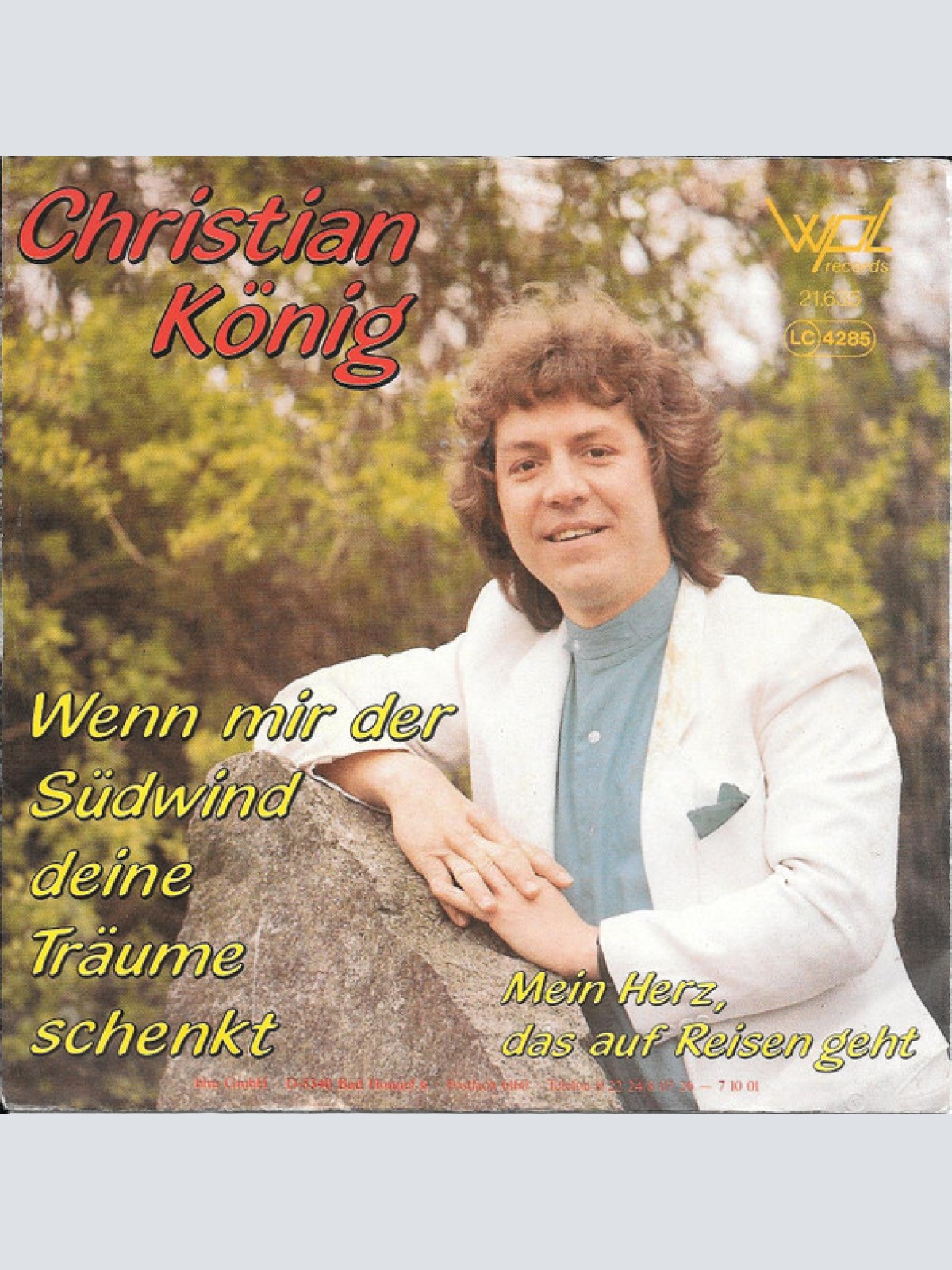 Vinyl / Christian König - Wenn Mir Der Südwind Deine Träume Schenkt