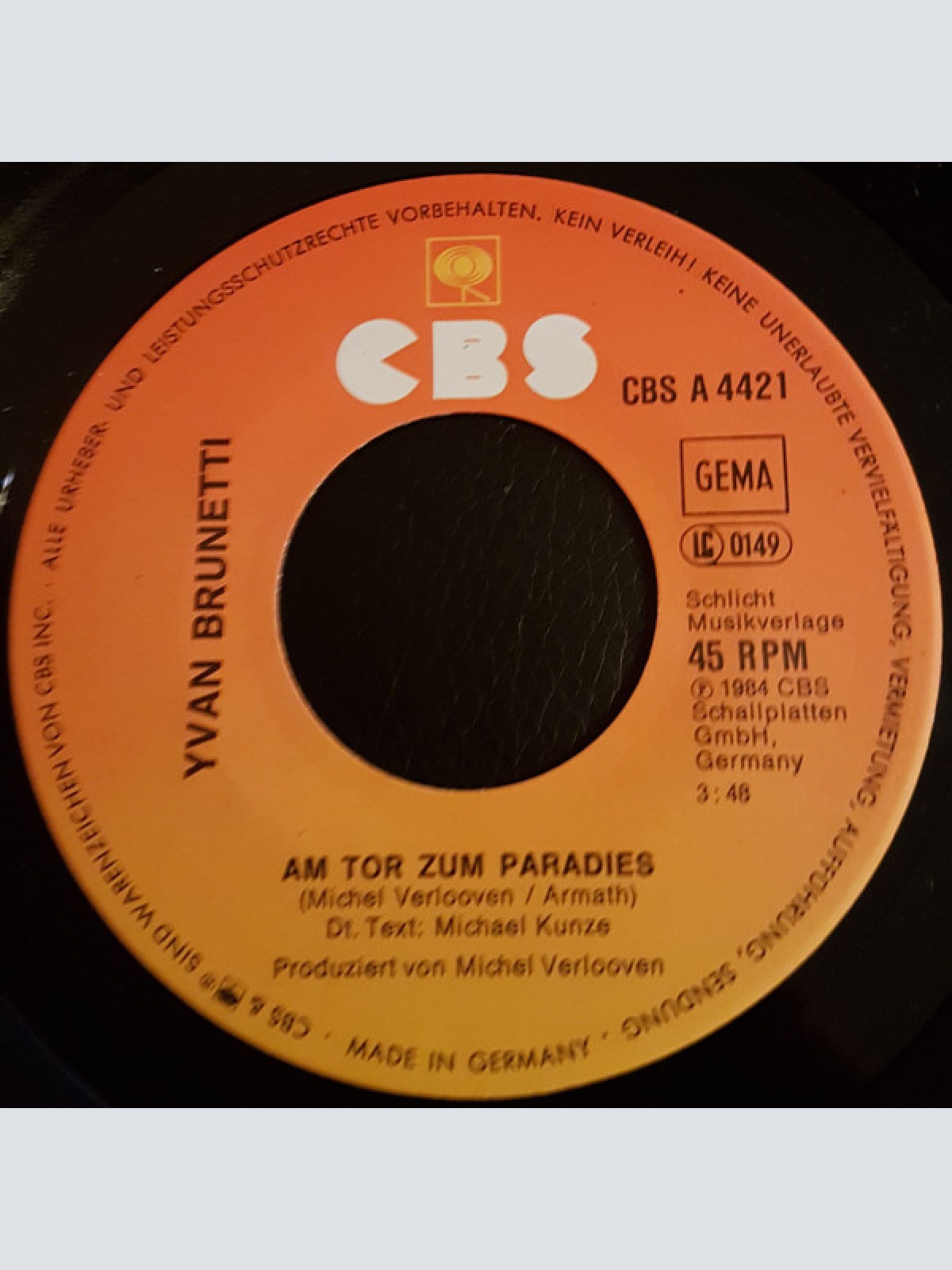 Vinyl / Yvan Brunetti - The Gates Of Paradise