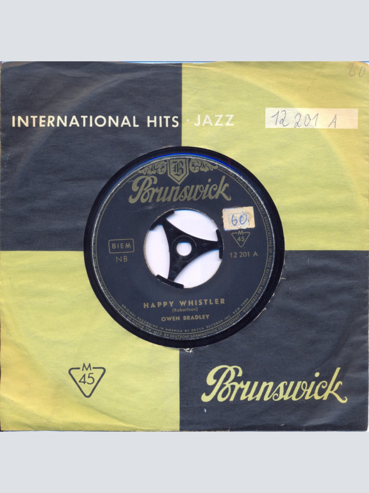 Vinyl / Owen Bradley - Happy Whistler / Blues Stay Away From Me