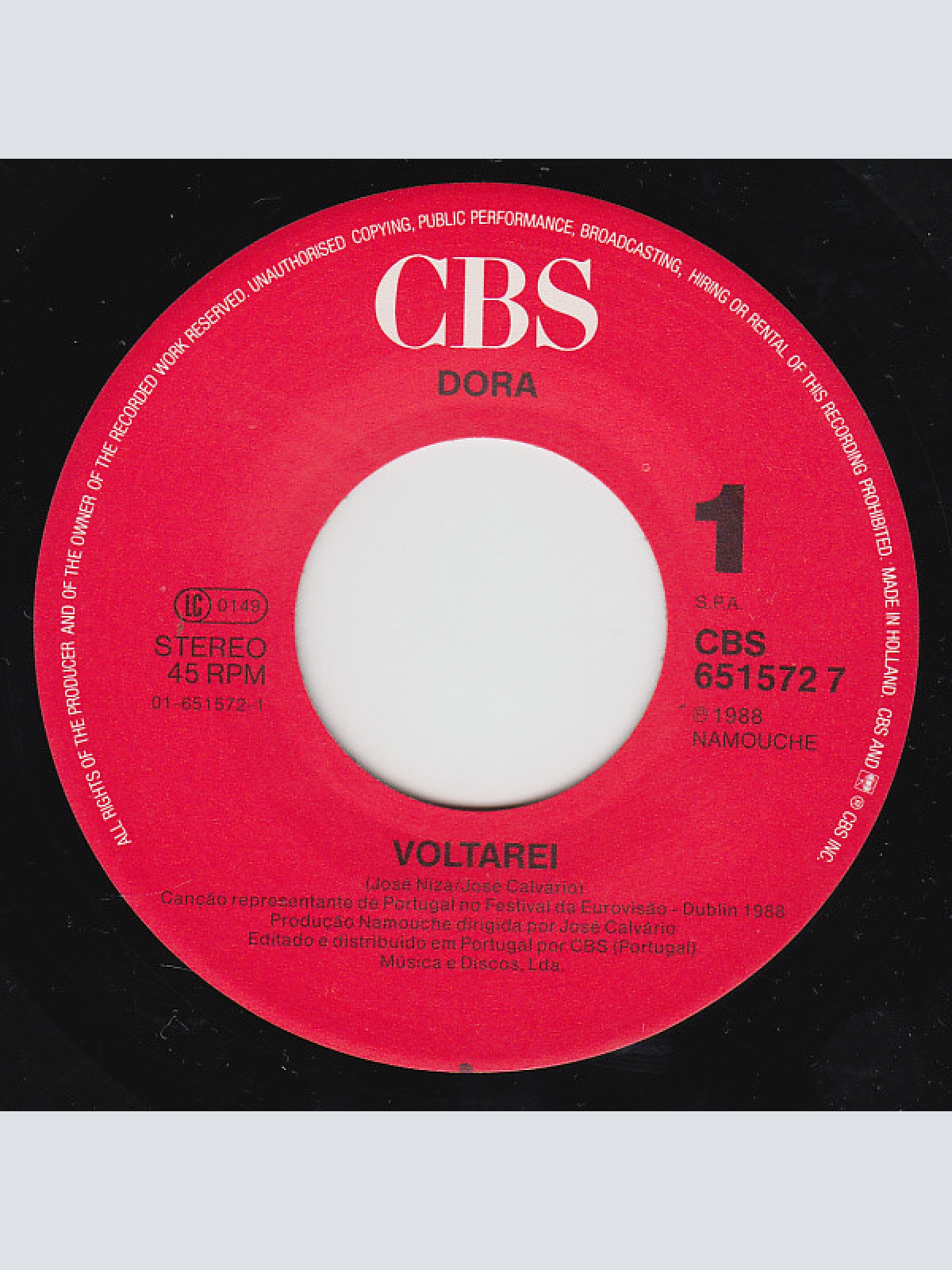 Vinyl / Dora - Voltarei