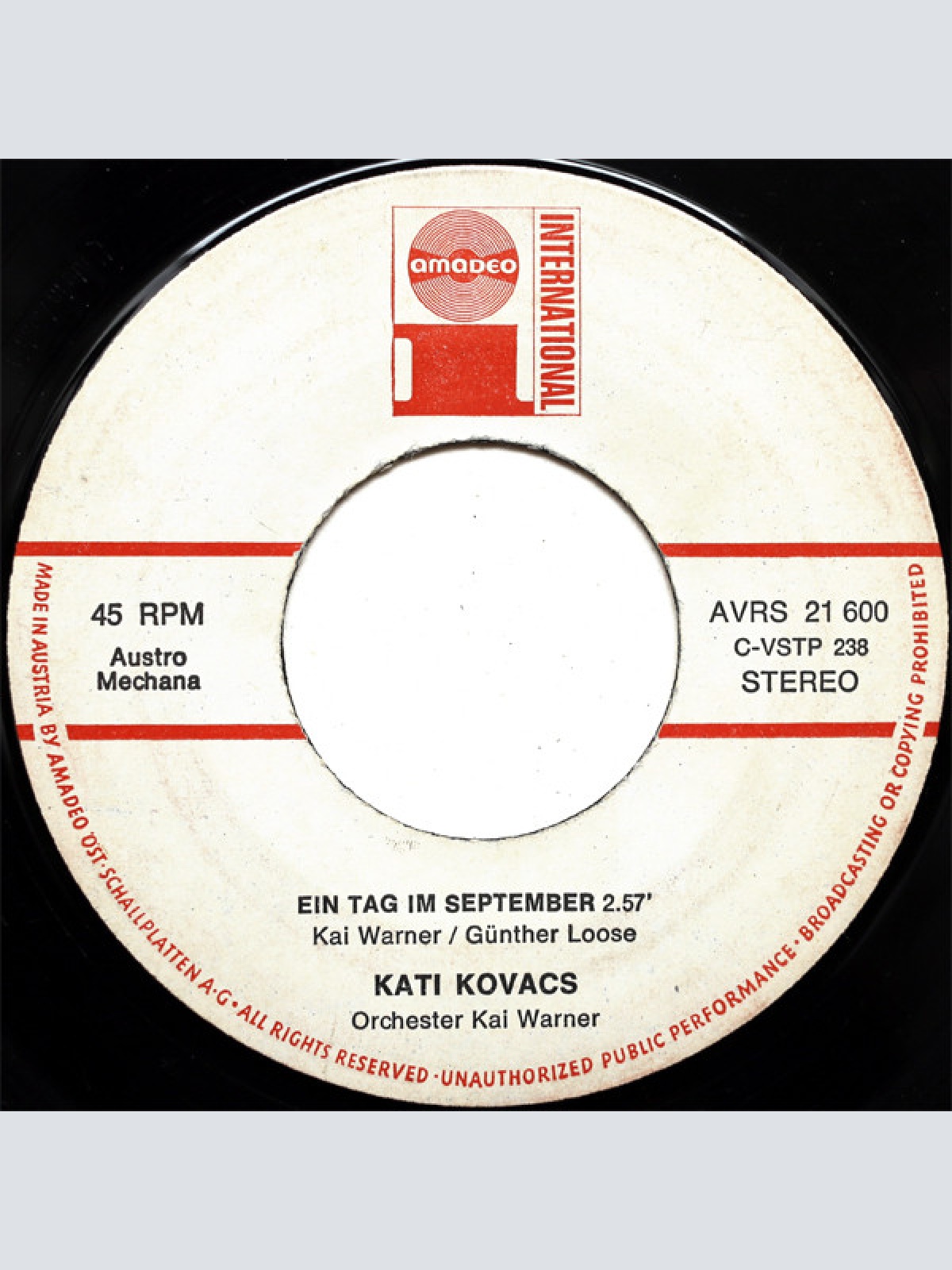 Vinyl / Kati Kovacs* - Solang' Es Liebe Gibt