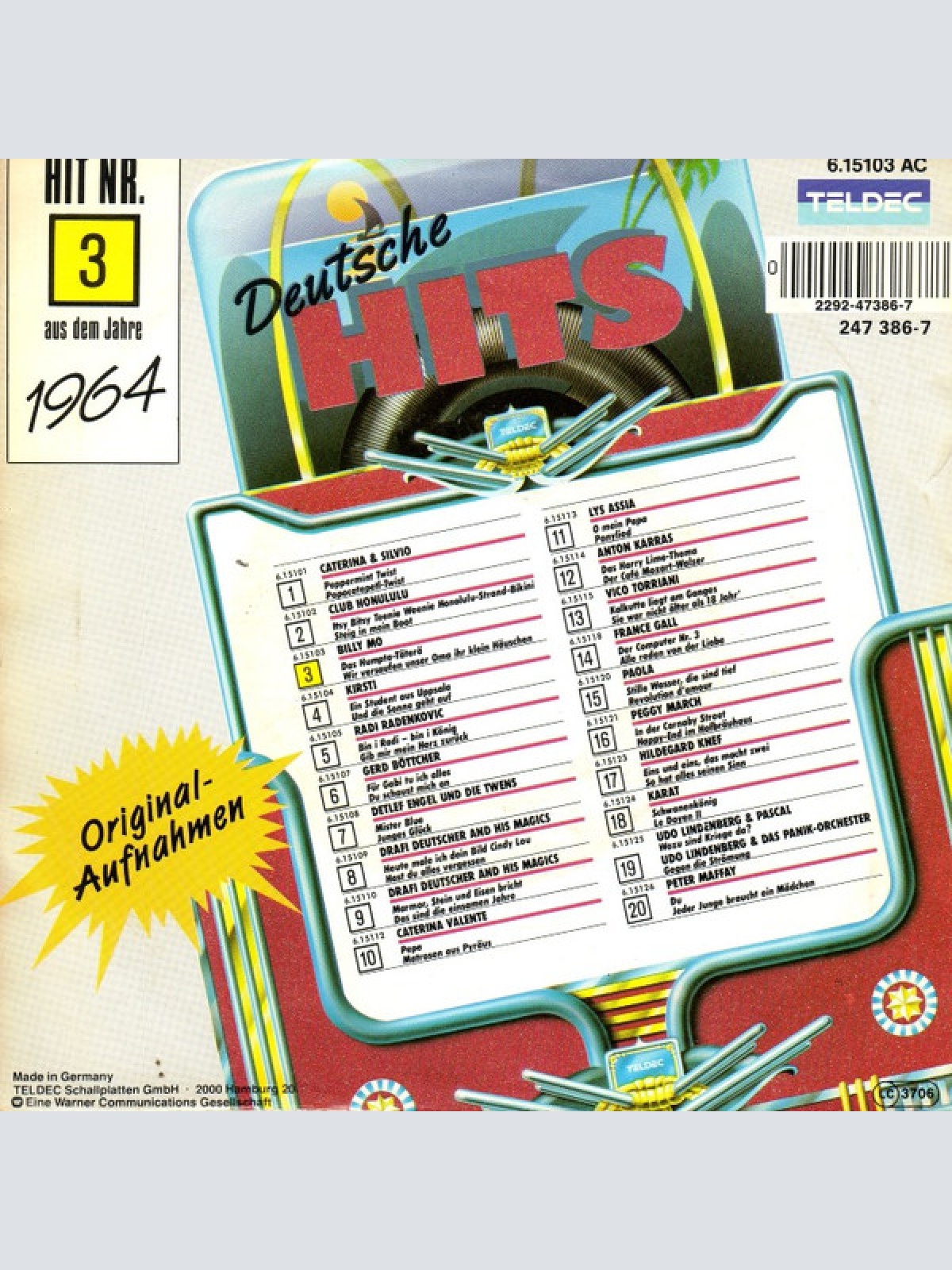 Vinyl / Billy Mo - Humbta-Täterä / Wir Versaufen Unser Oma Ihr Klein Häuschen