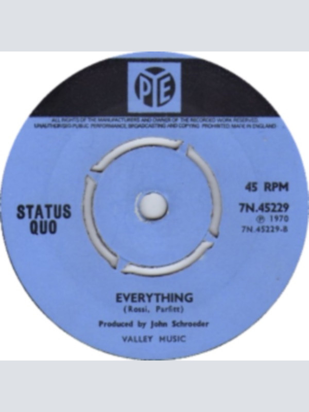 Vinyl / Status Quo - Mean Girl