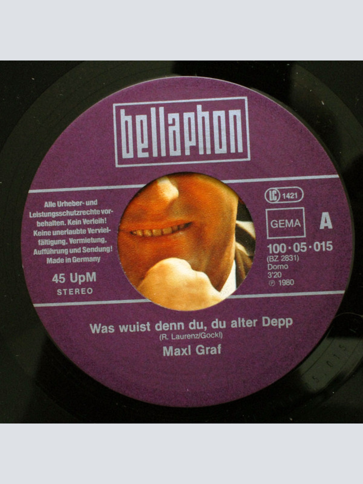 Vinyl / Maxl Graf - Was Wuist Denn Du, Du Alter Depp