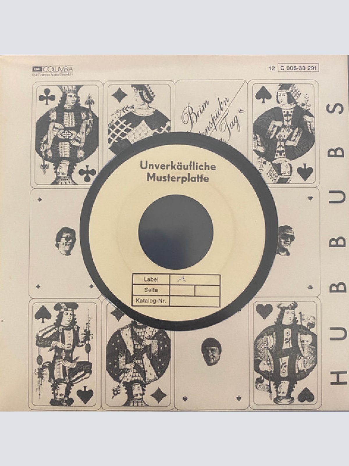 Vinyl / The Hubbubs - Beim Kartenspiel'n