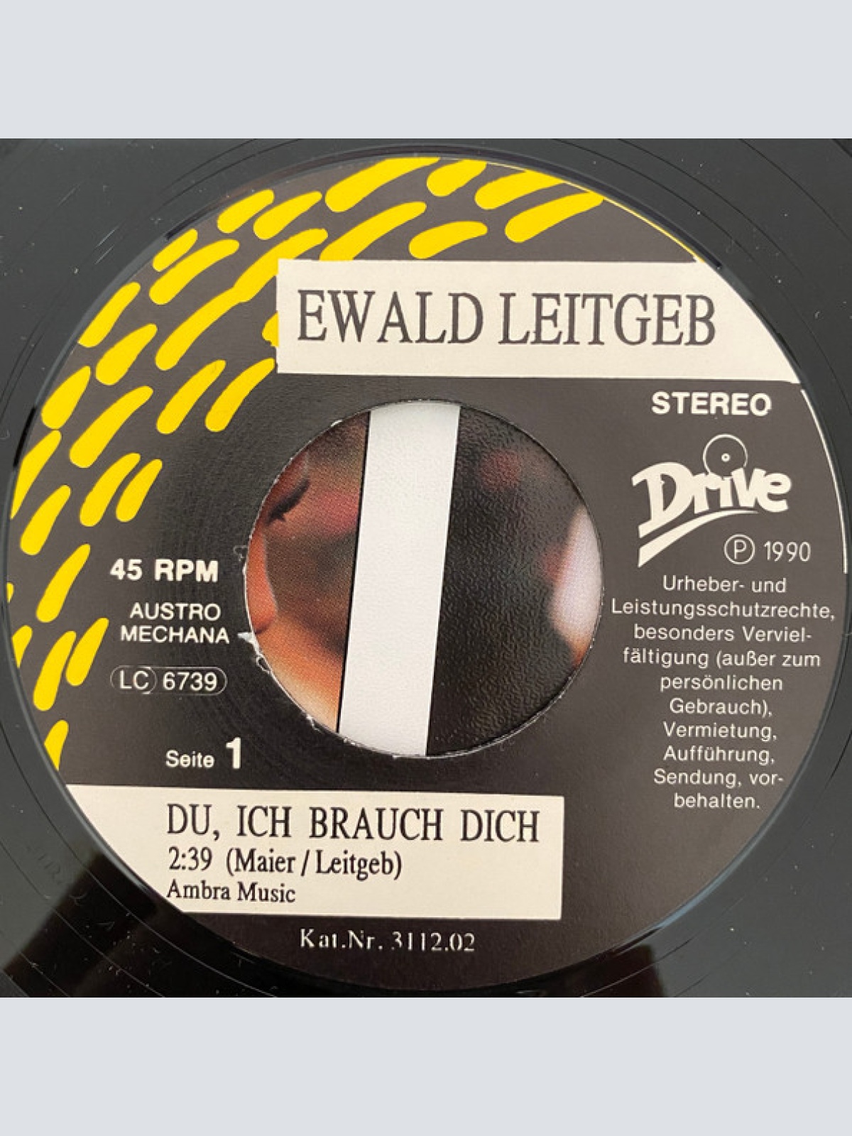 Vinyl / Ewald Leitgeb - Du, Ich Brauch Dich