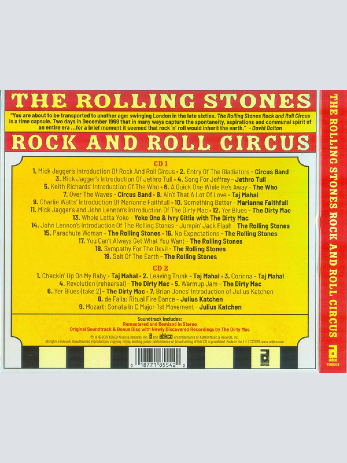 CD / The Rolling Stones - The Rolling Stones Rock And Roll Circus