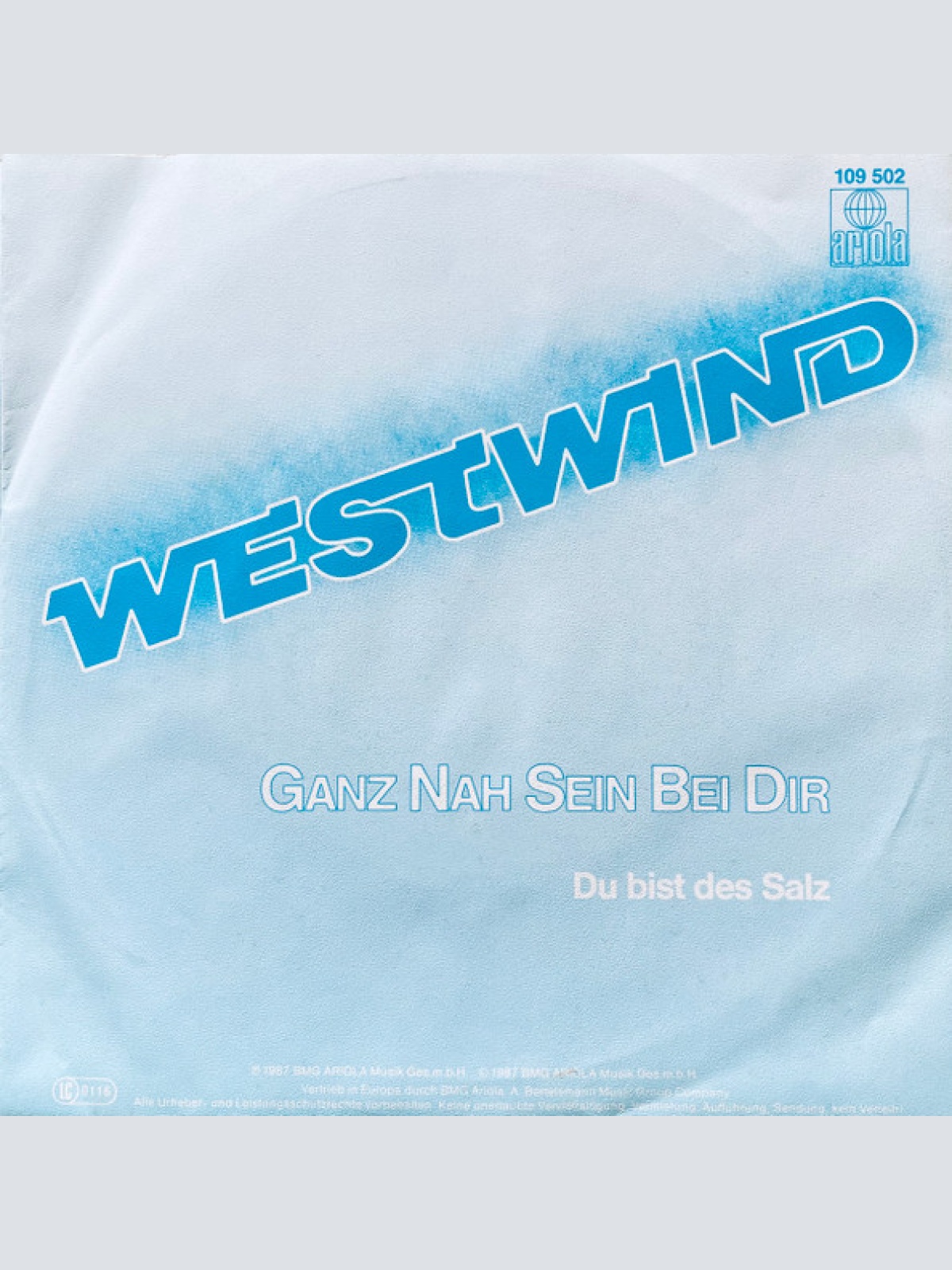 Vinyl / Westwind (7) - Ganz Nah Sein Bei Dir