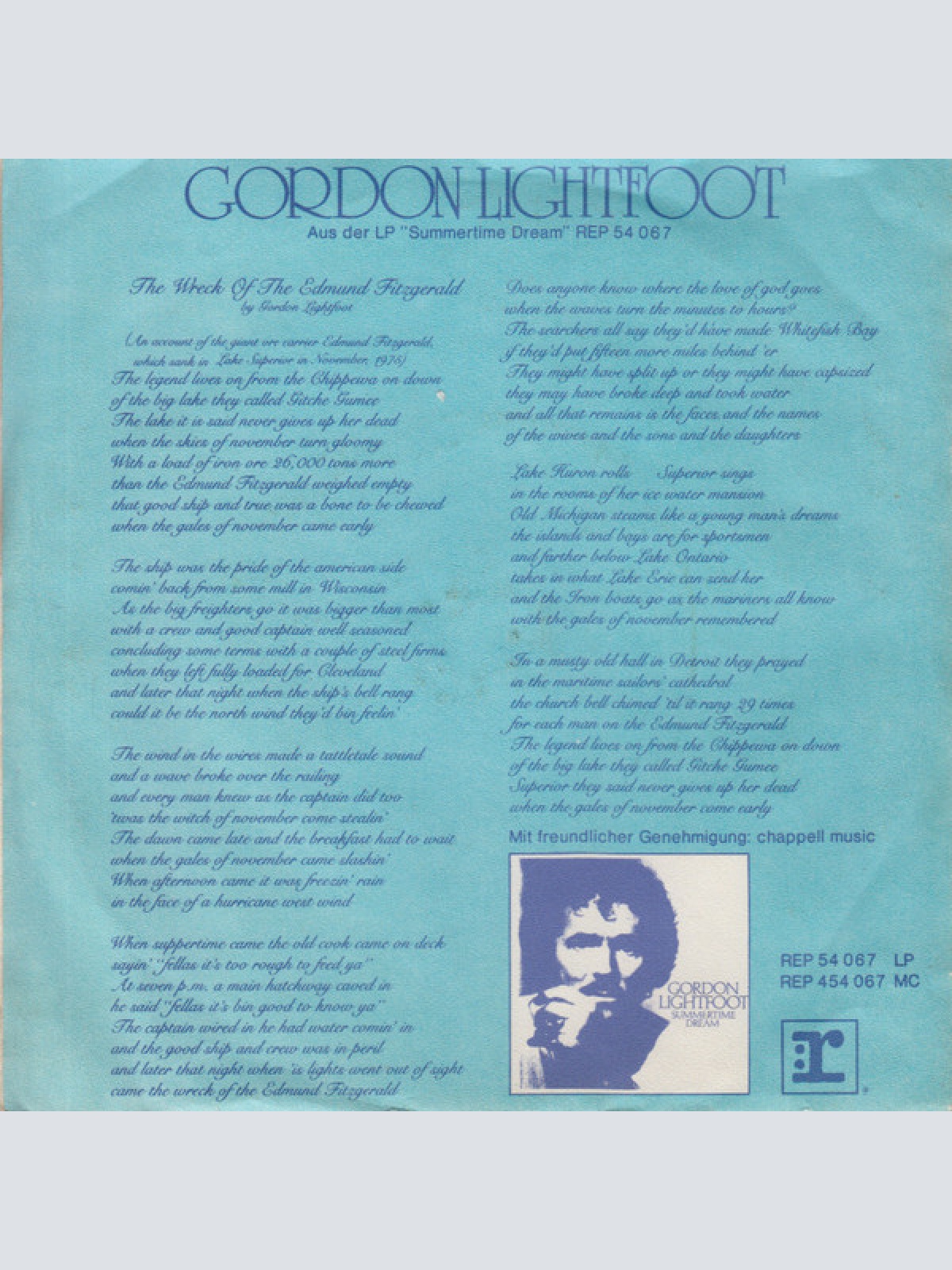 Vinyl / Gordon Lightfoot - The Wreck Of The Edmund Fitzgerald