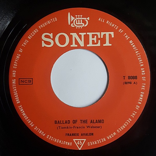 Vinyl / Frankie Avalon - Ballad Of The Alamo
