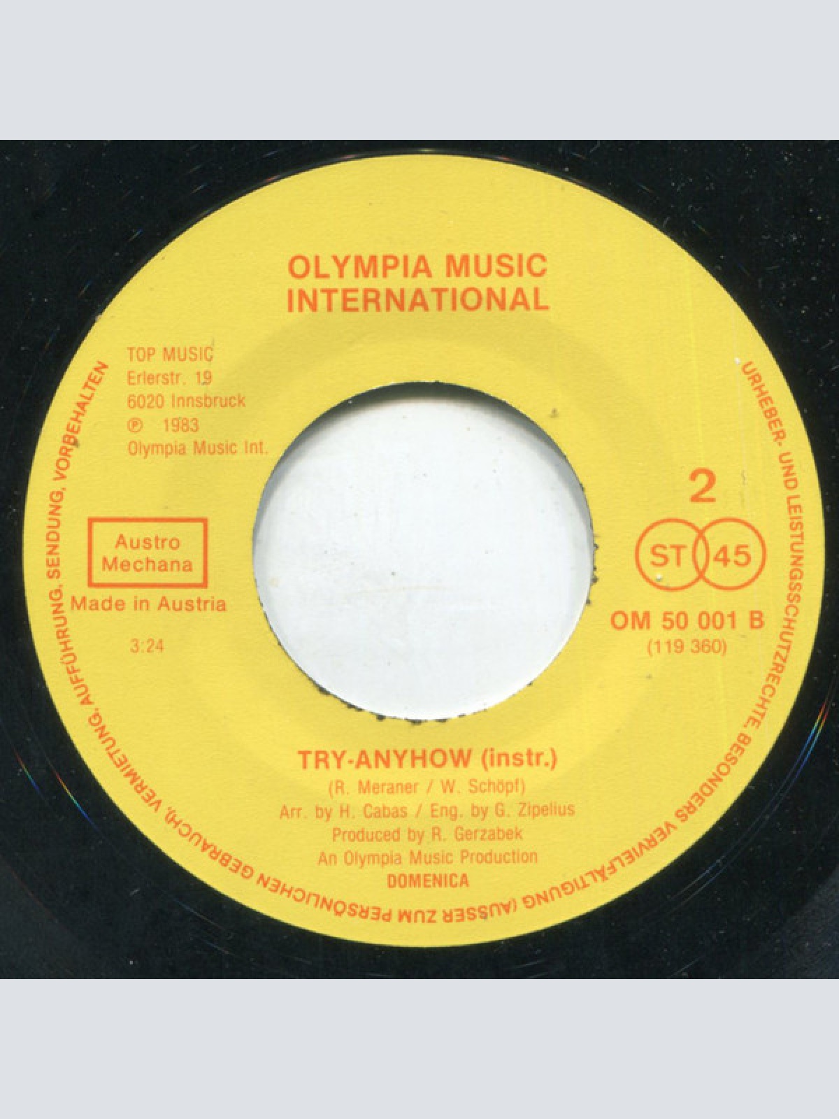 Vinyl / Domenica (4) - Try Anyhow