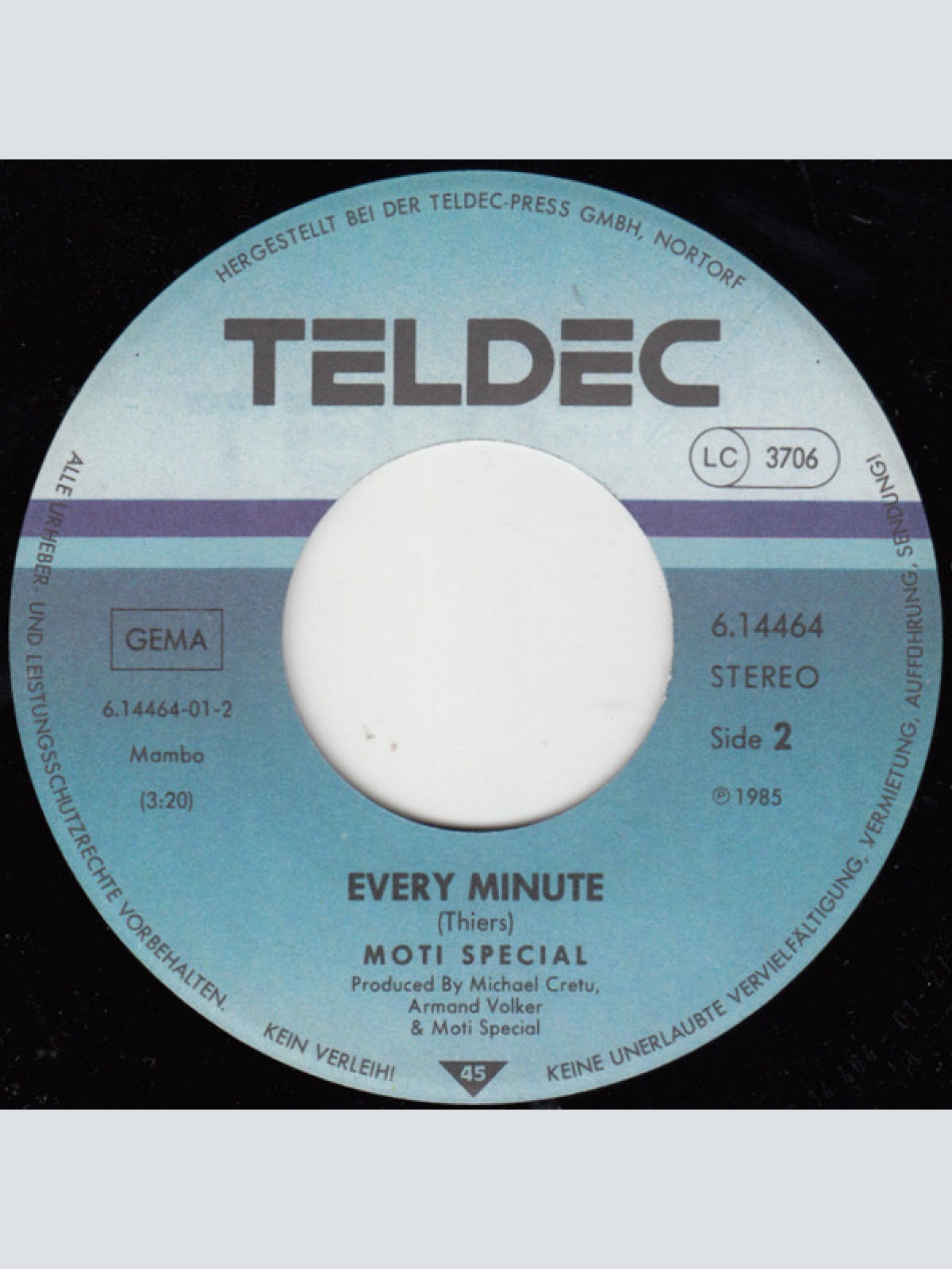 Vinyl / Moti Special - Stop! Girls Go Crazy