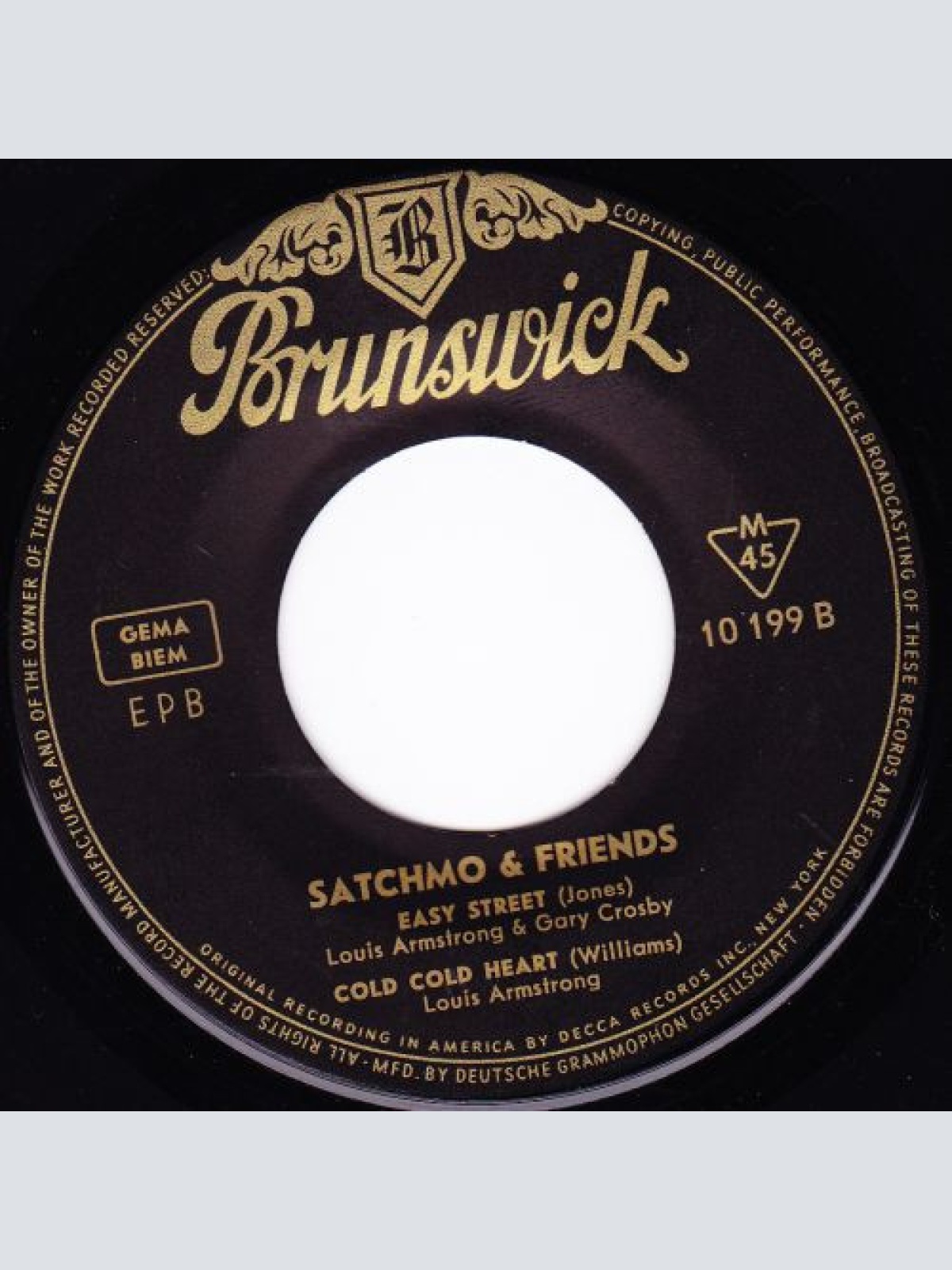 Vinyl / Louis Armstrong, Bing* & Gary Crosby (2) - Satchmo & Friends