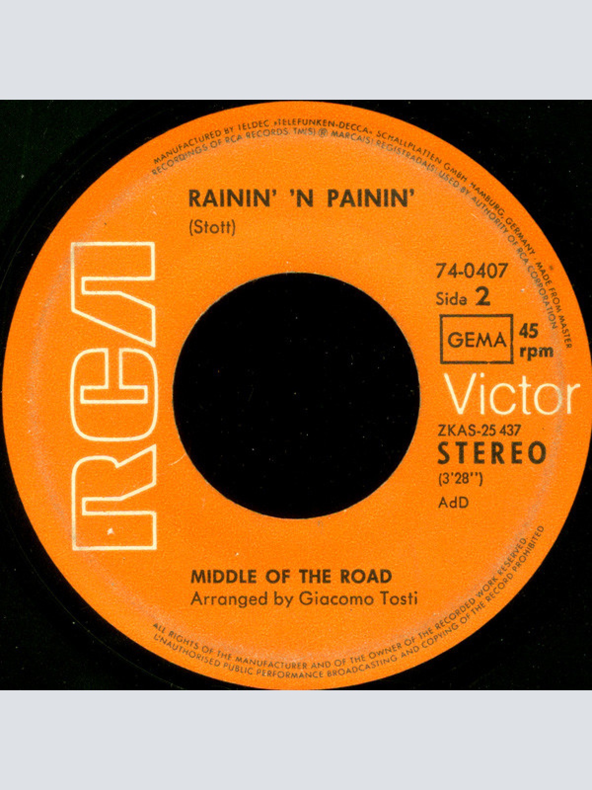 Vinyl / Middle Of The Road - Chirpy Chirpy Cheep Cheep