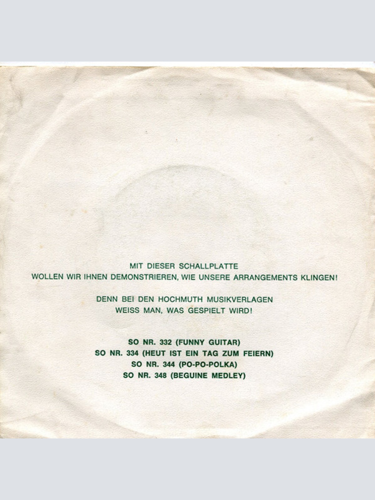 Vinyl / Wolfgang Lindner Und Sein Orchester* - Hochmuth-Musik-Verlage