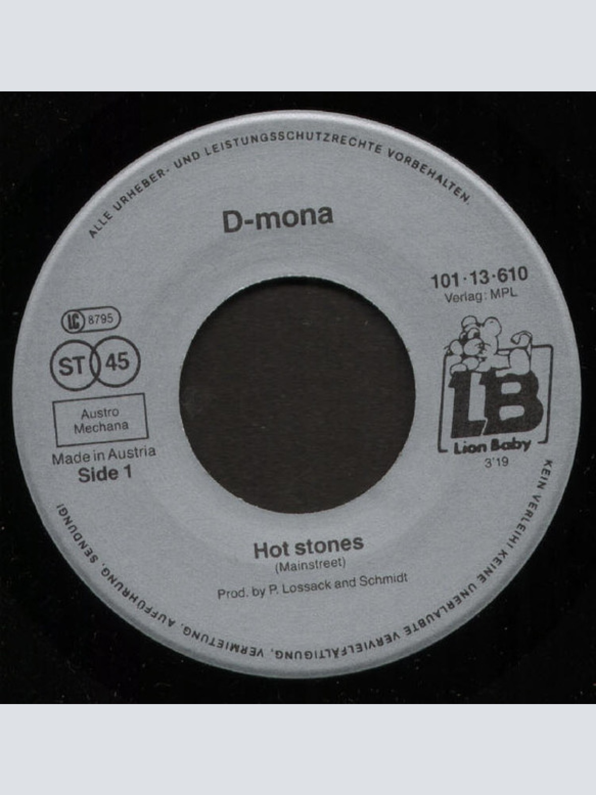 Vinyl / D-Mona - Hot Stones