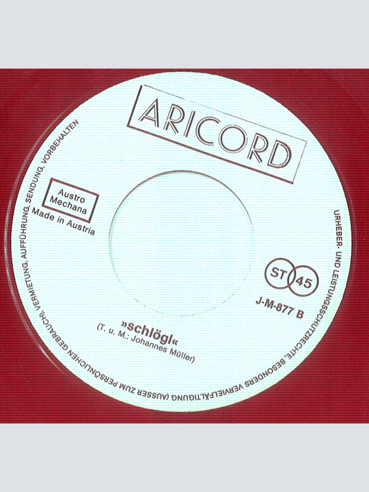 Vinyl / Johannes Müller (6) - Der Letzte Zug