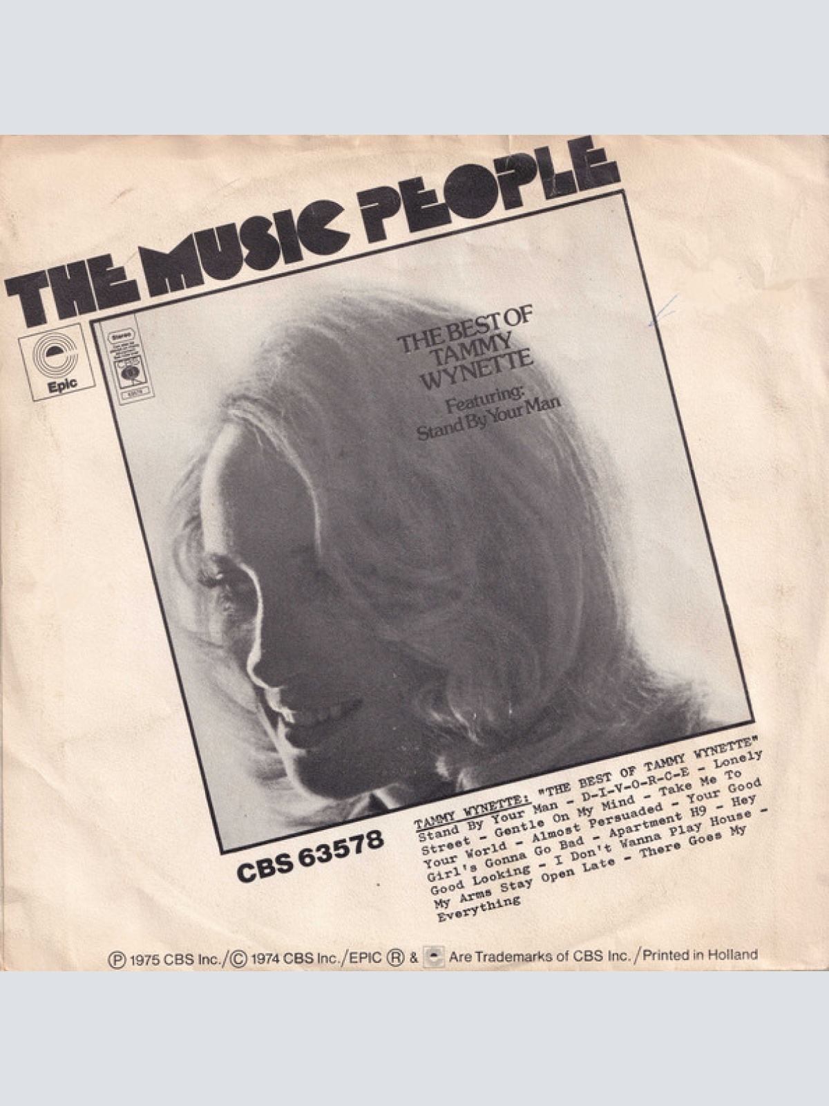 Vinyl / Tammy Wynette - D.I.V.O.R.C.E