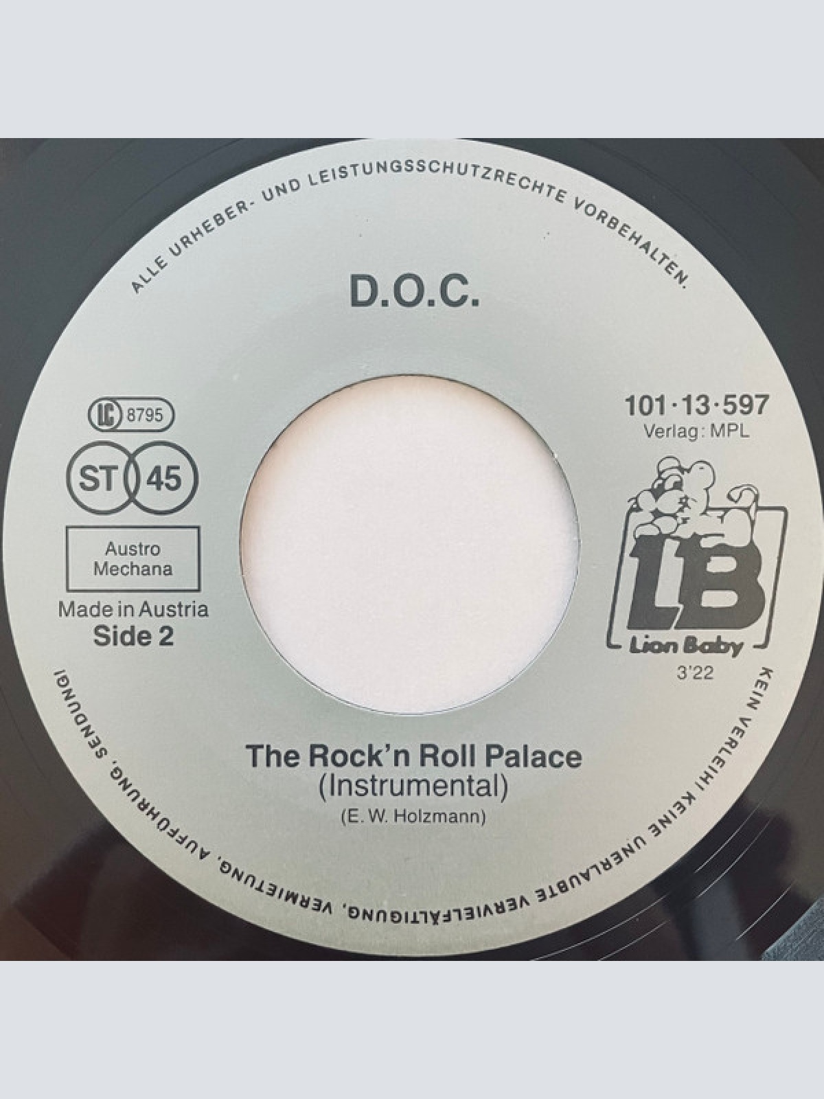 Vinyl / D.O.C. - The Rock'n Roll Palace