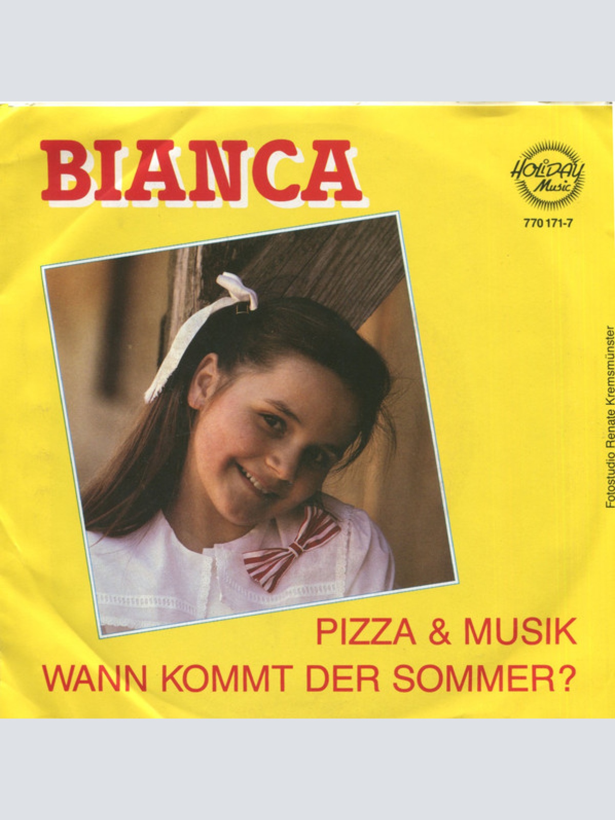Vinyl / Bianca (70) - Pizza & Musik / Wann Kommt Der Sommer?