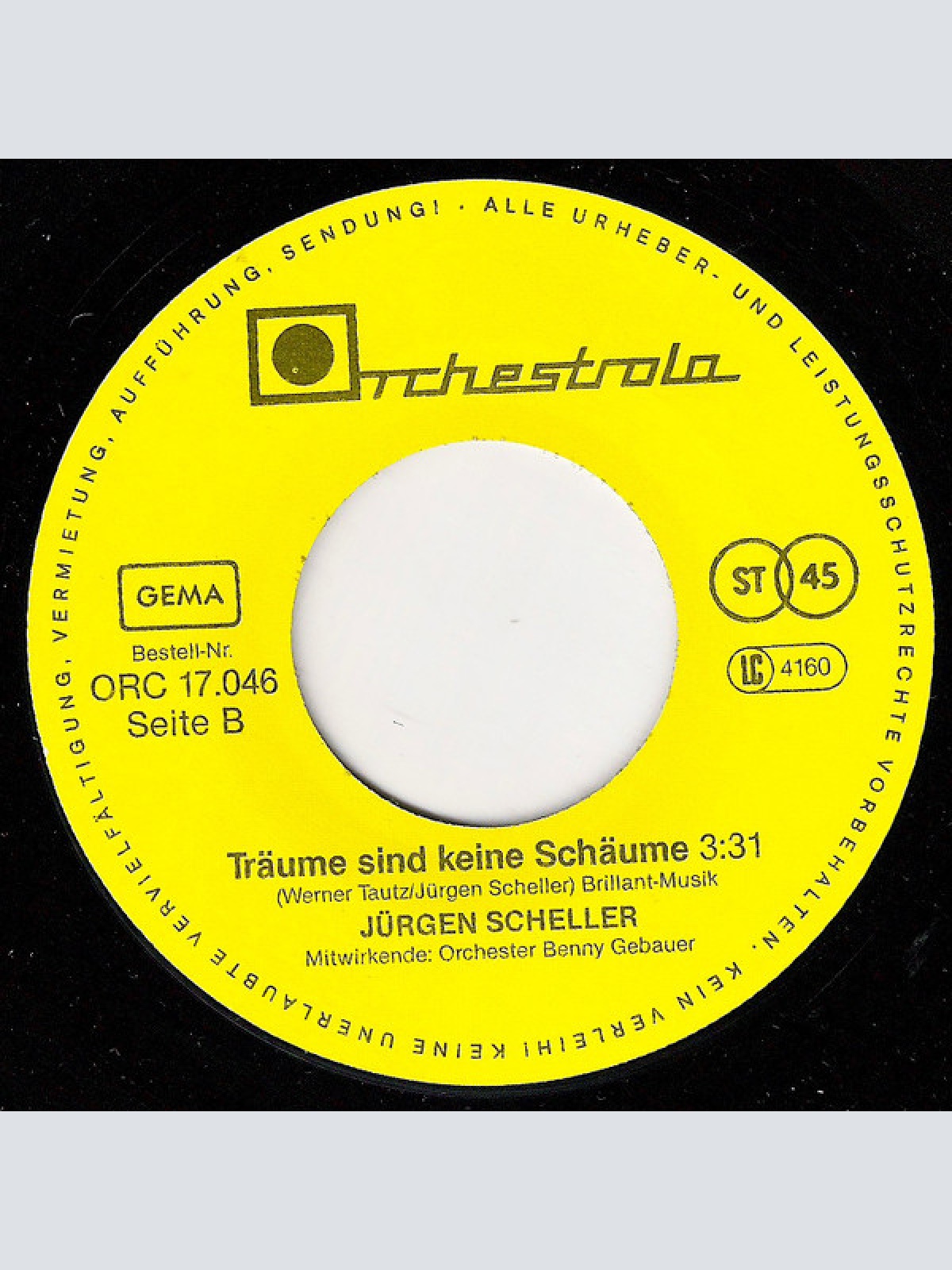 Vinyl / Jürgen Scheller - Die Katze Läßt Das Mausen Nicht