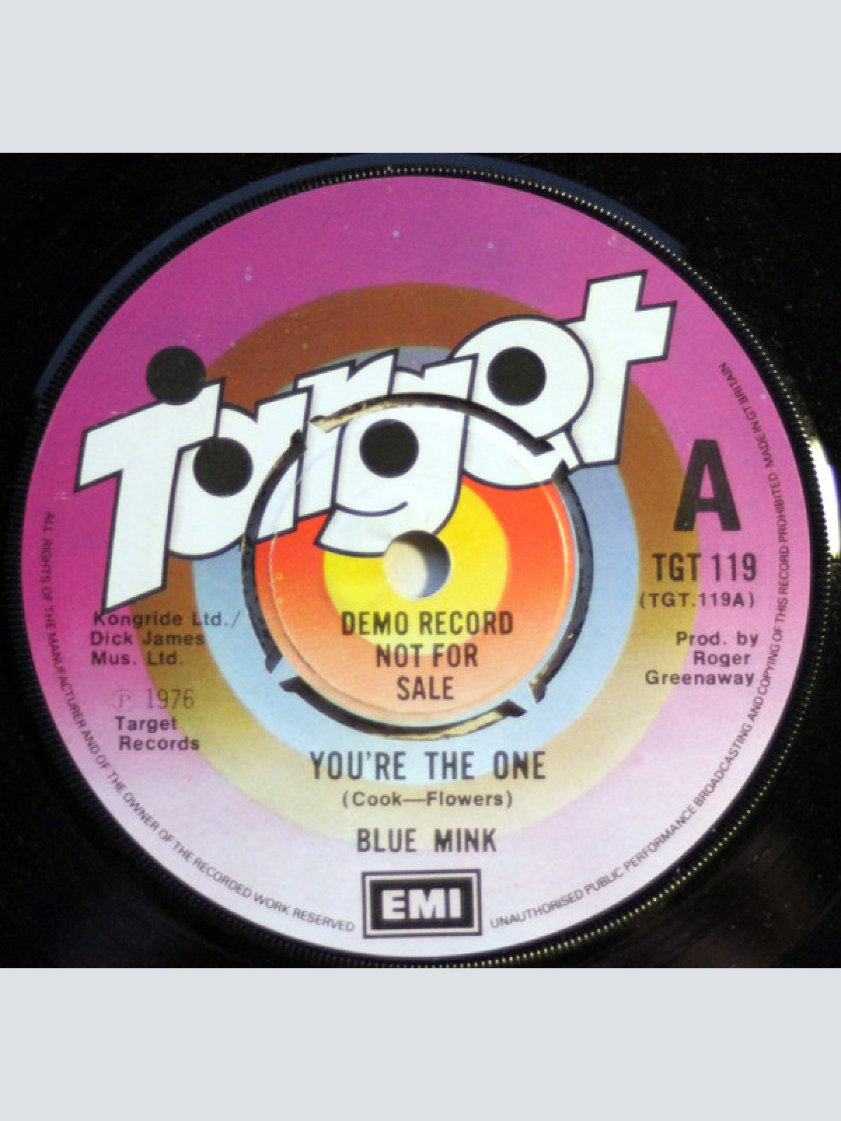 Vinyl / Blue Mink - You're The One / The Boogie Shuffle