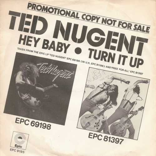 Vinyl / Ted Nugent / Lone Star (2) - Hey Baby / A New Day