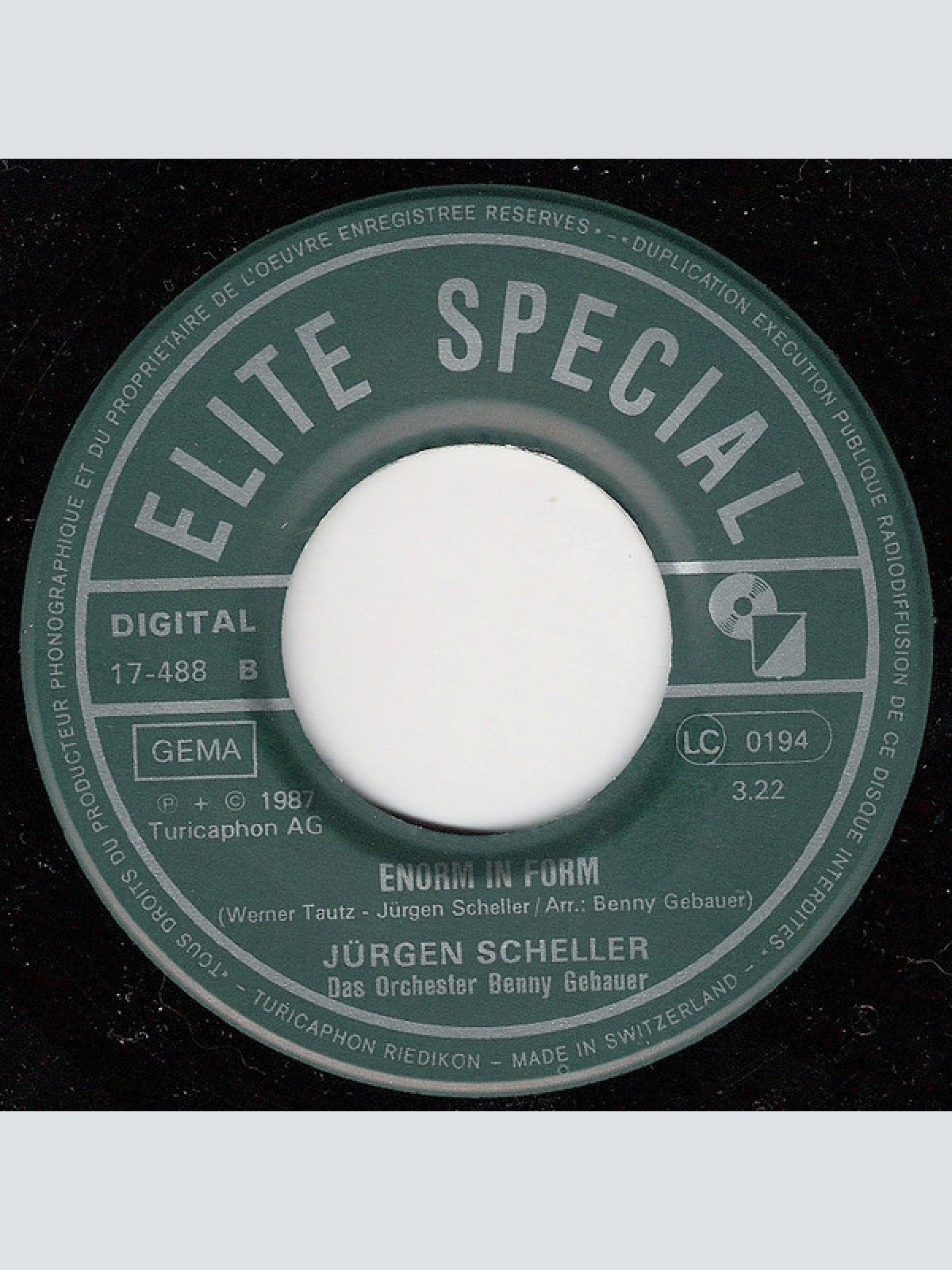 Vinyl / Jürgen Scheller - Mein Verein Wird Deutscher Meister