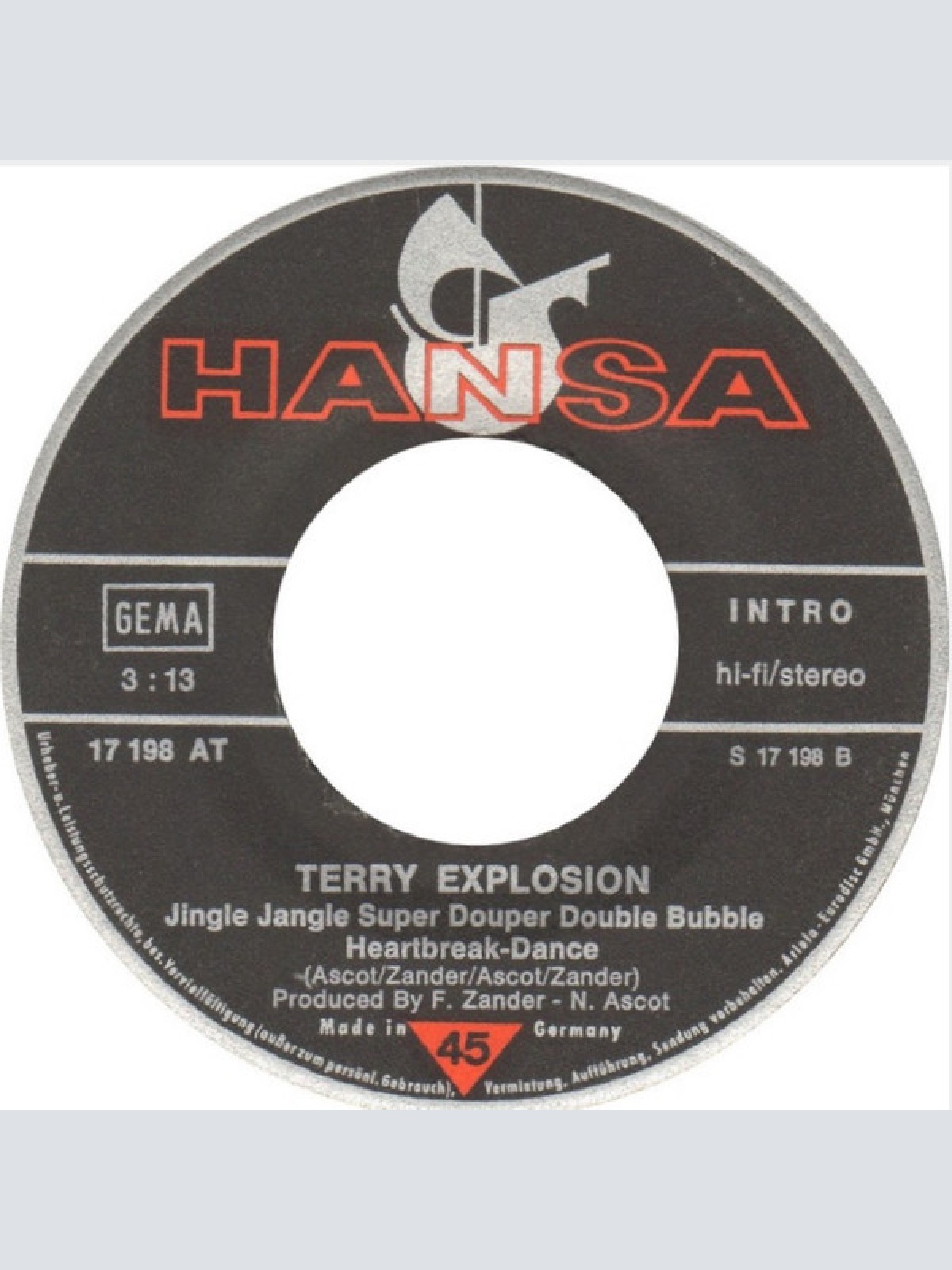 Vinyl / Terry Explosion - We're All Sitting In The Same Boat