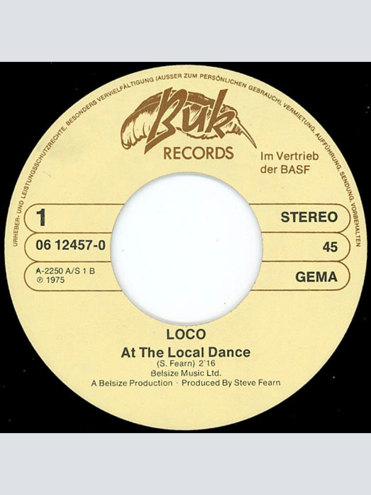 Vinyl / Loco (30) - At The Local Dance