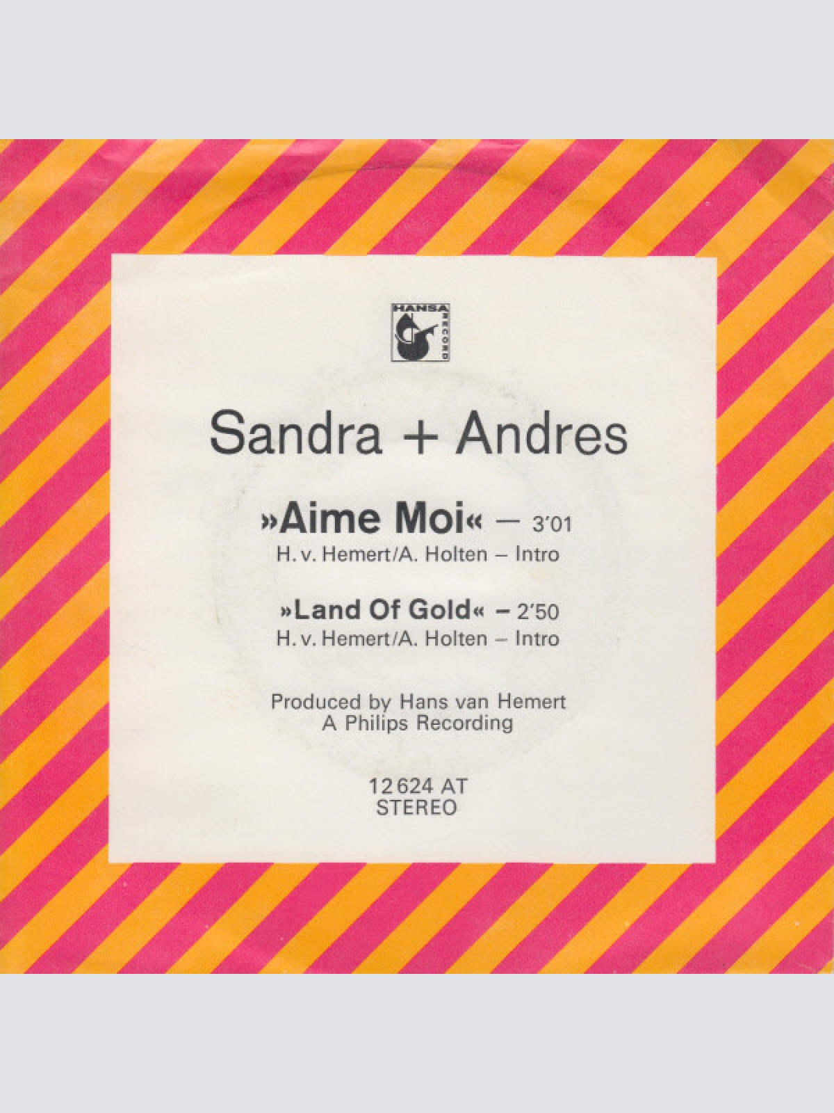 Vinyl / Sandra & Andres - Aime Moi