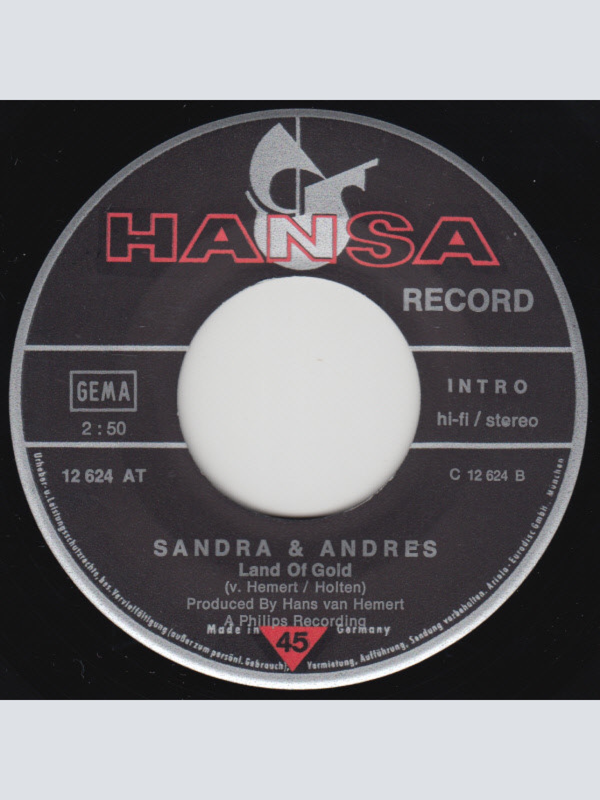 Vinyl / Sandra & Andres - Aime Moi