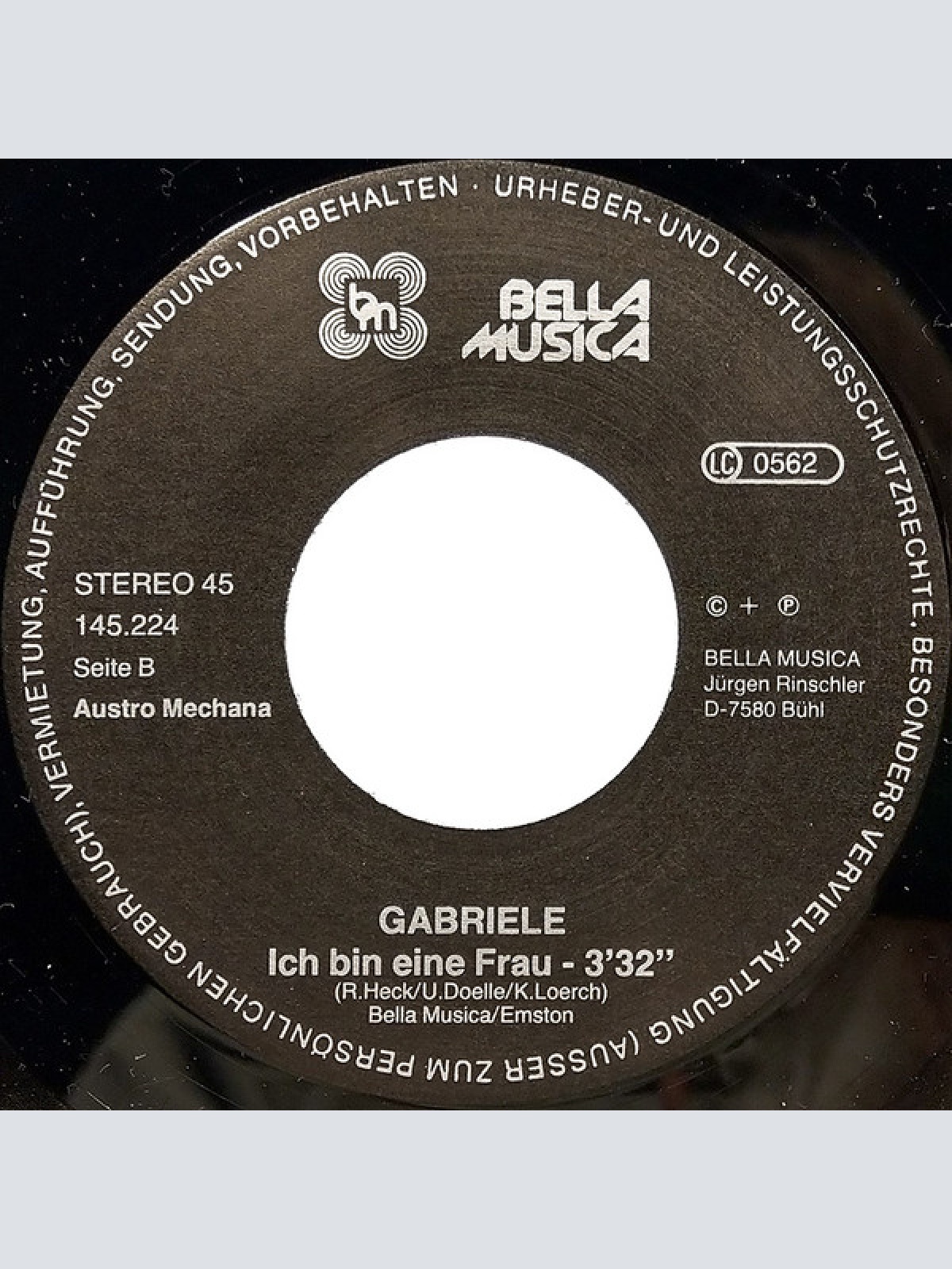 Vinyl / Gabriele (21) - Ich Lieb' Dich Noch Immer