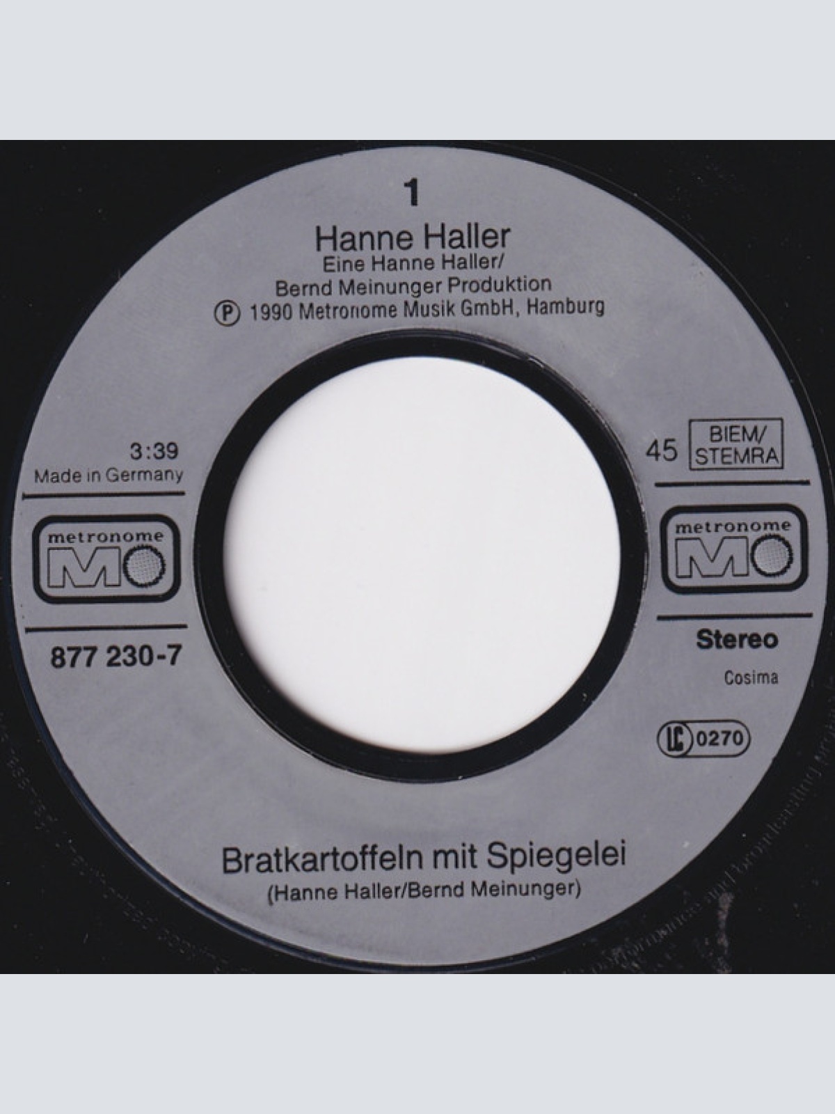 Vinyl / Hanne Haller - Bratkartoffeln Mit Spiegelei