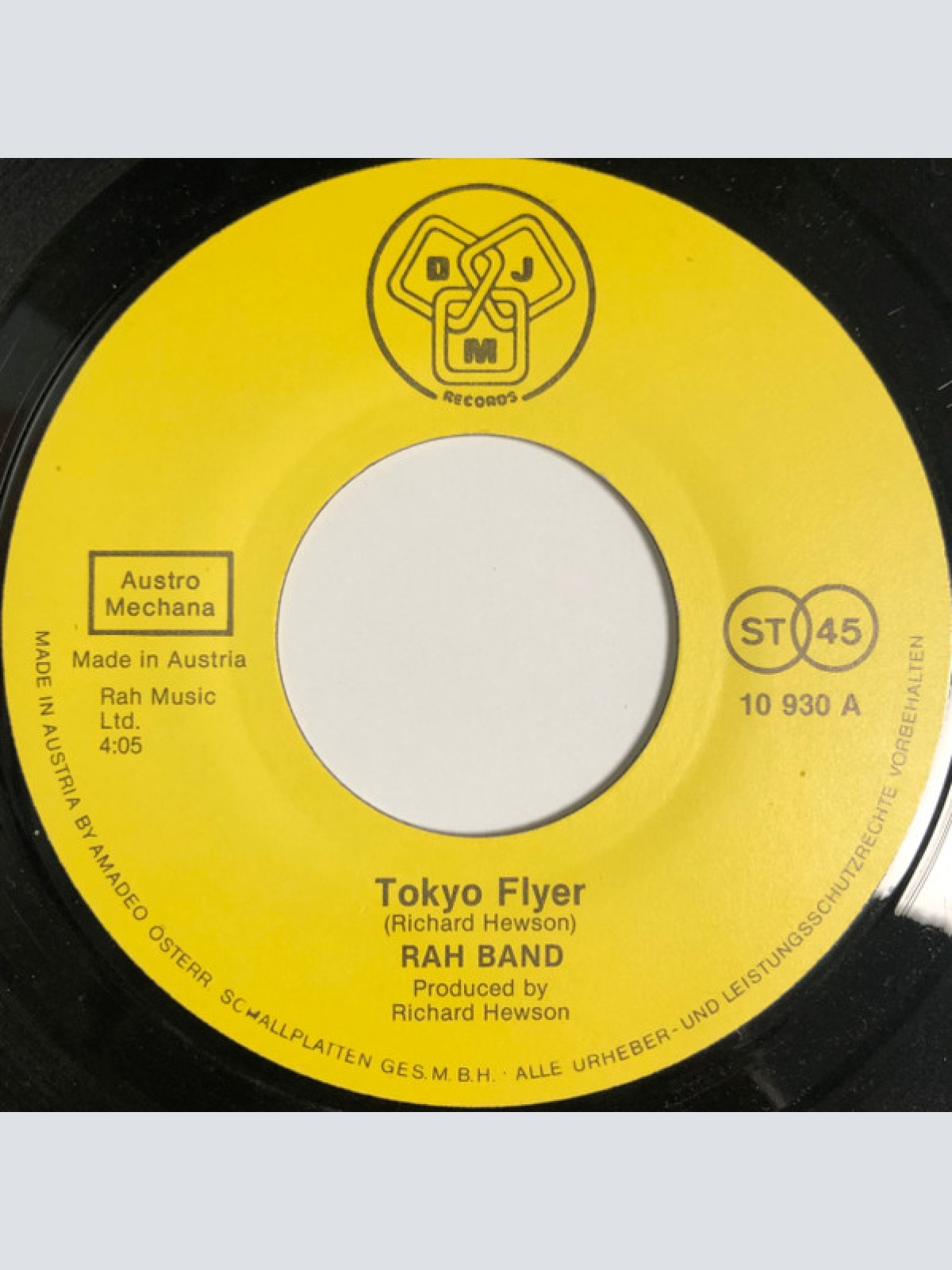 Vinyl / RAH Band - Tokyo Flyer