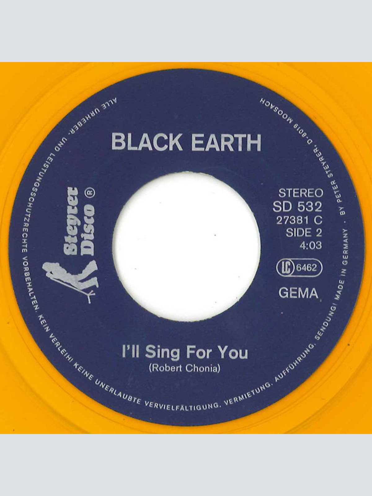 Vinyl / Black Earth (2) - Brick In The Wall / I'll Sing For You