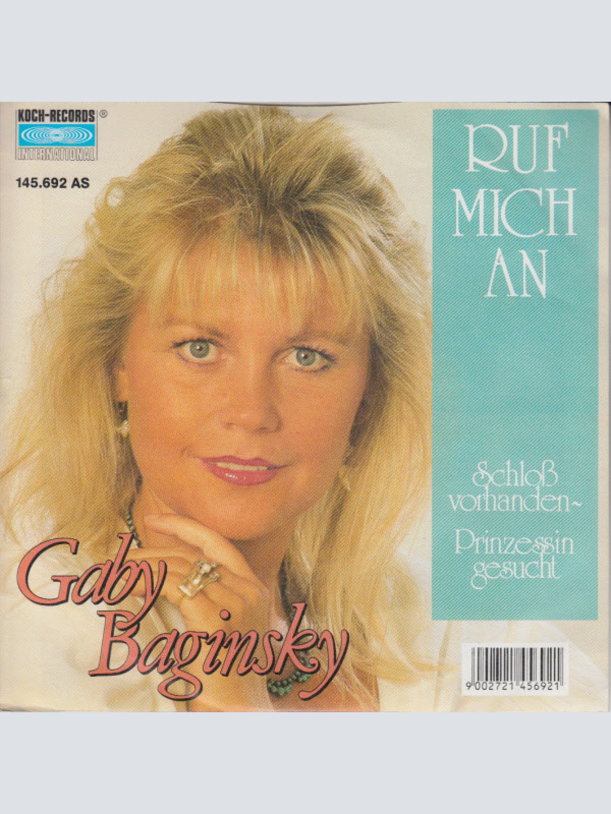 Vinyl / Gaby Baginsky - Ruf Mich An