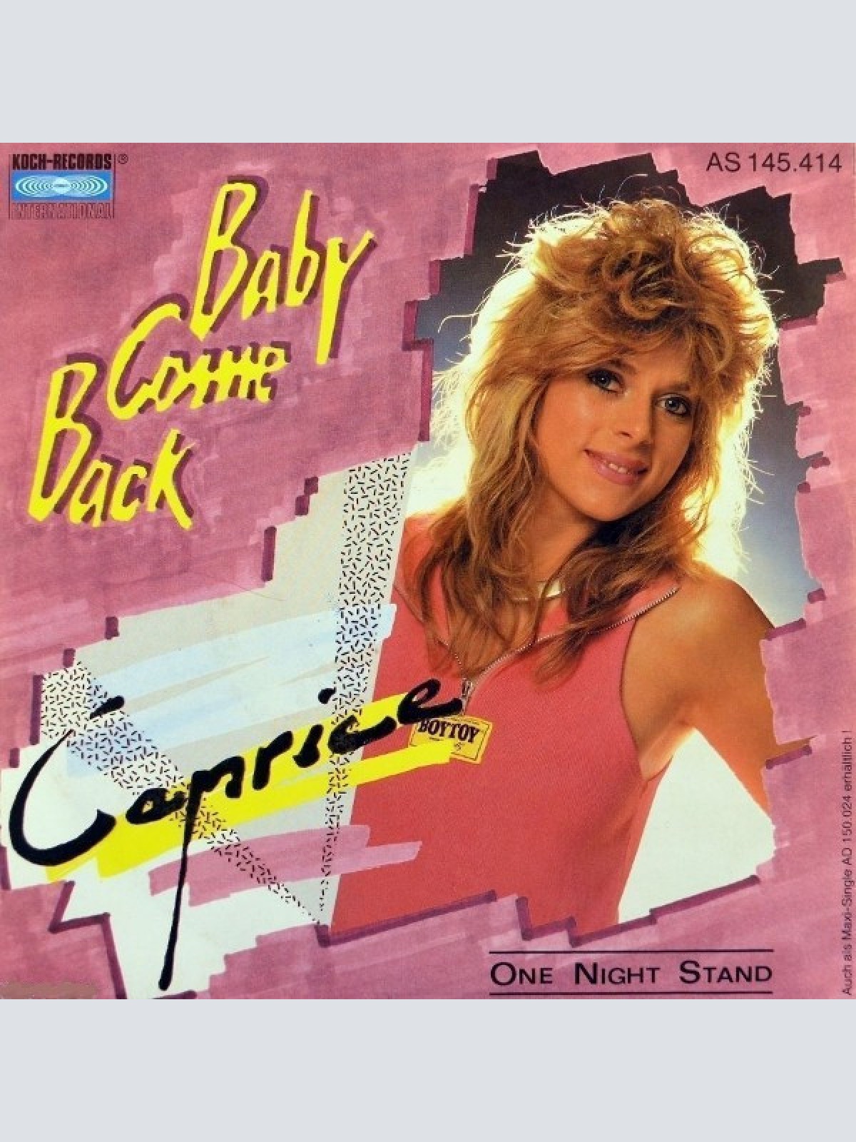 Vinyl / Caprice (15) - Baby Come Back
