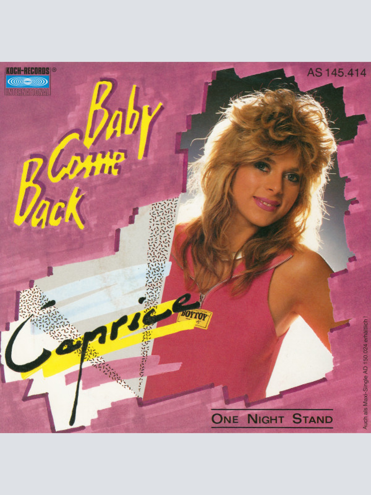 Vinyl / Caprice (15) - Baby Come Back