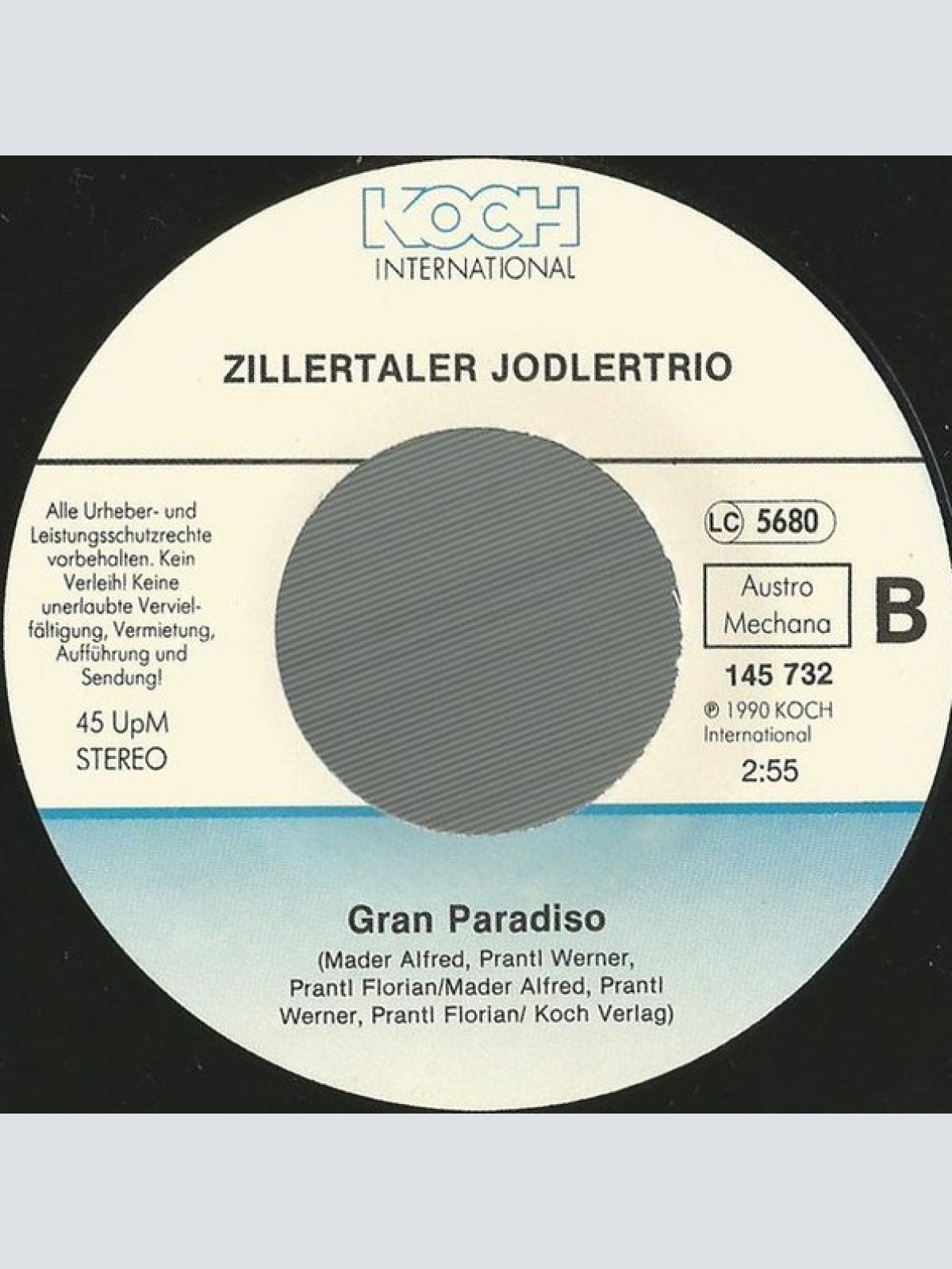 Vinyl / Zillertaler Jodlertrio - I Hab A Engerl G'sehn