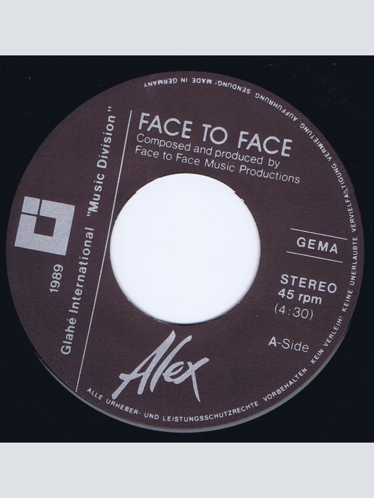 Vinyl / Alex (591) - Face To Face
