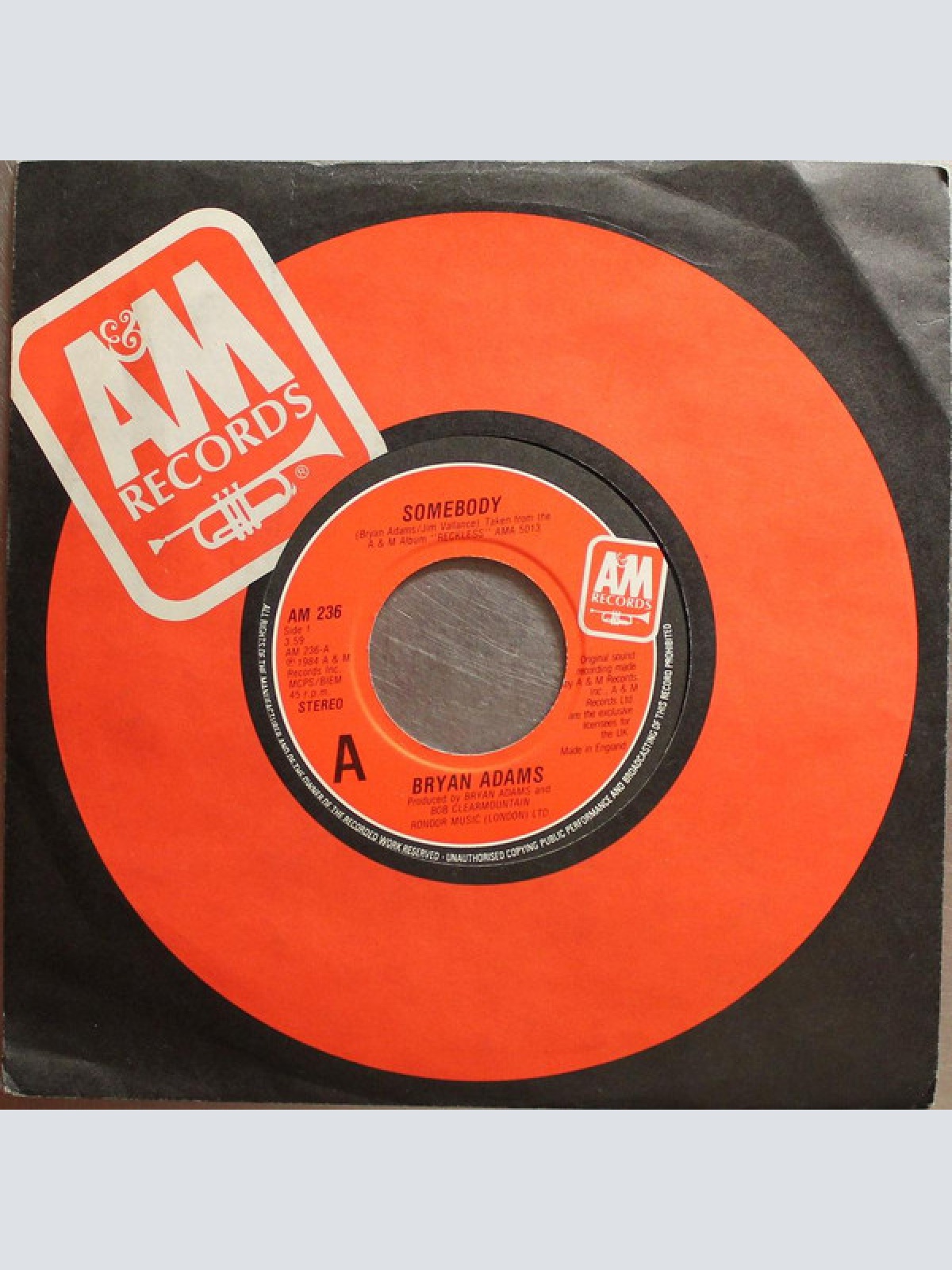 Vinyl / Bryan Adams - Somebody