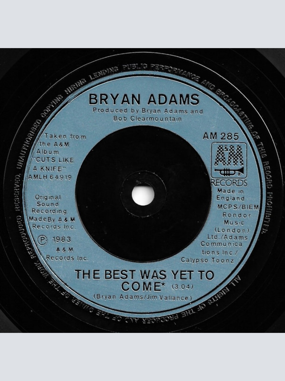 Vinyl / Bryan Adams / Tina Turner - It's Only Love